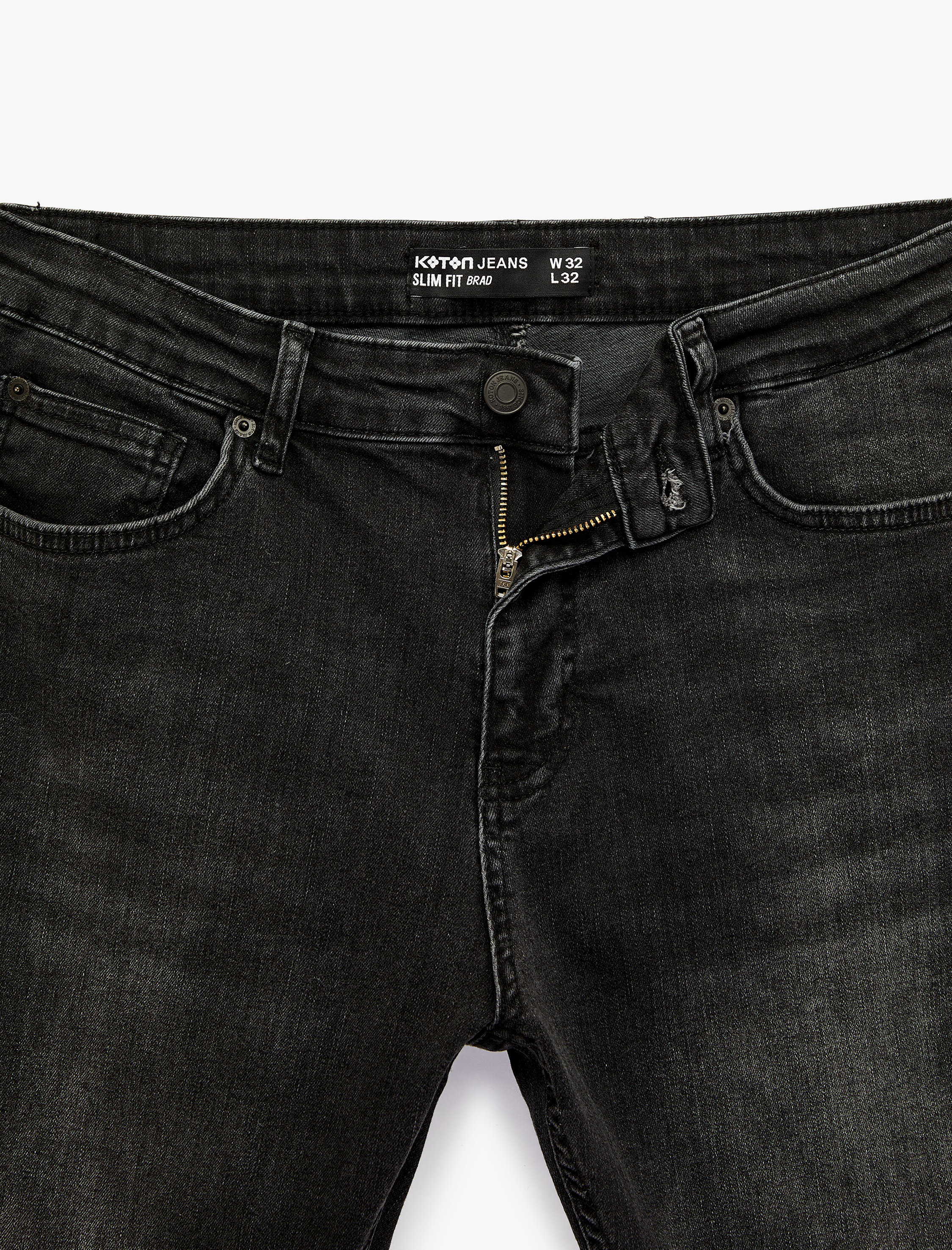   Pamuklu Normal Bel Slim Fit Jean Pantolon - Brad Jean