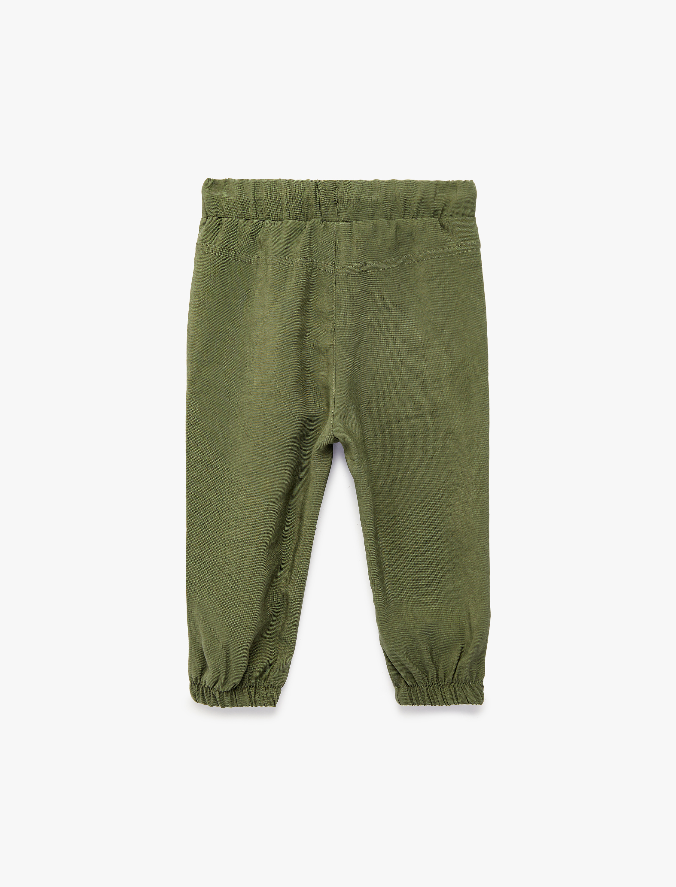  Erkek Bebek Pamuklu Beli Bağcıklı Modal Karışımlı Basic Jogger Pantolon