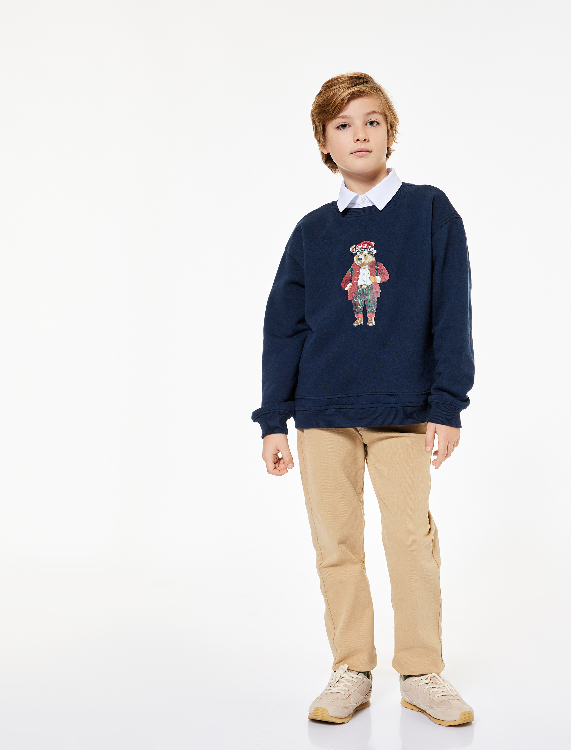  Erkek Çocuk Pamuklu Cepli Slim Fit Denim Pantolon