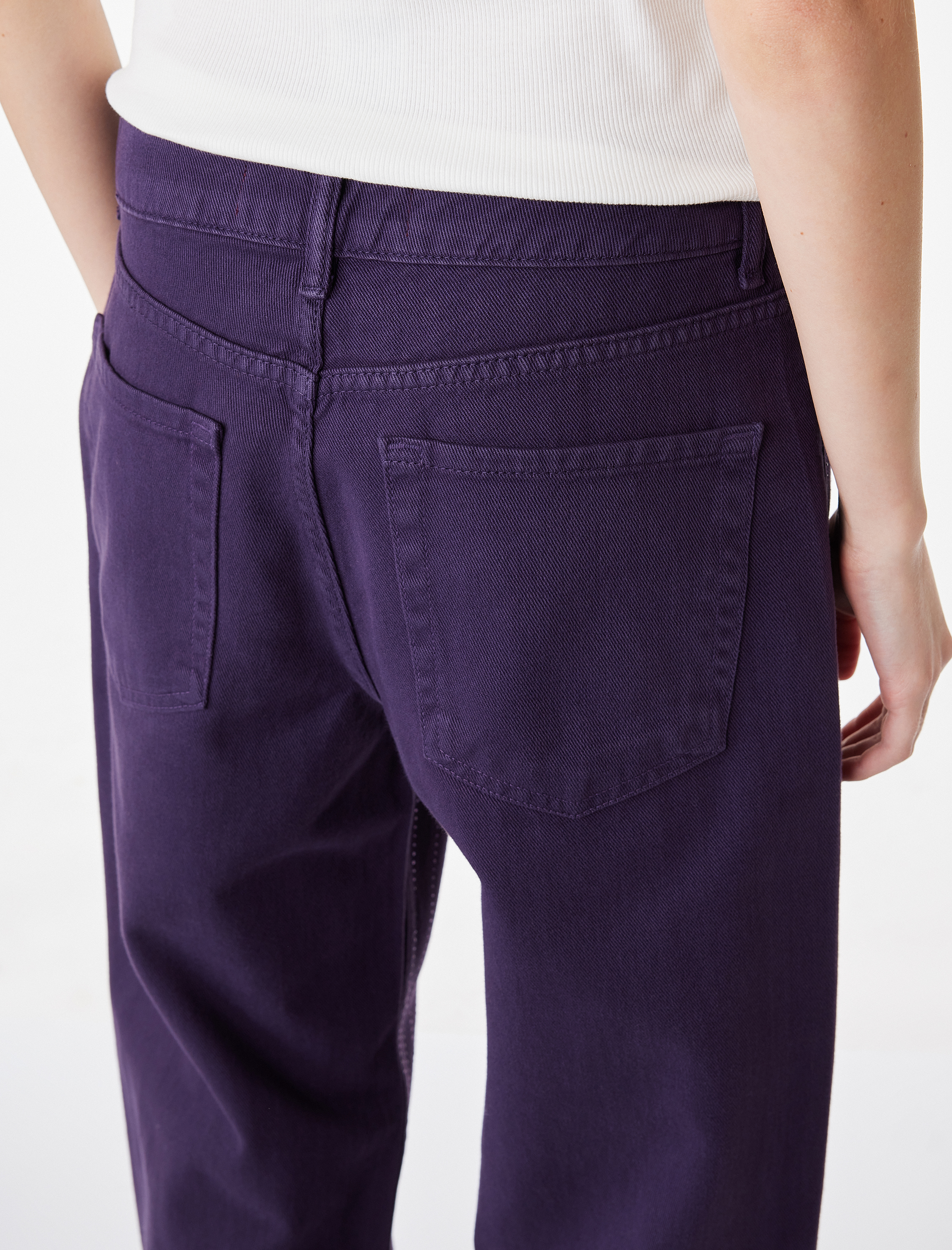   Cepli Taş Detaylı Straight Fit Jean Pantolon - Straight Fit Jean