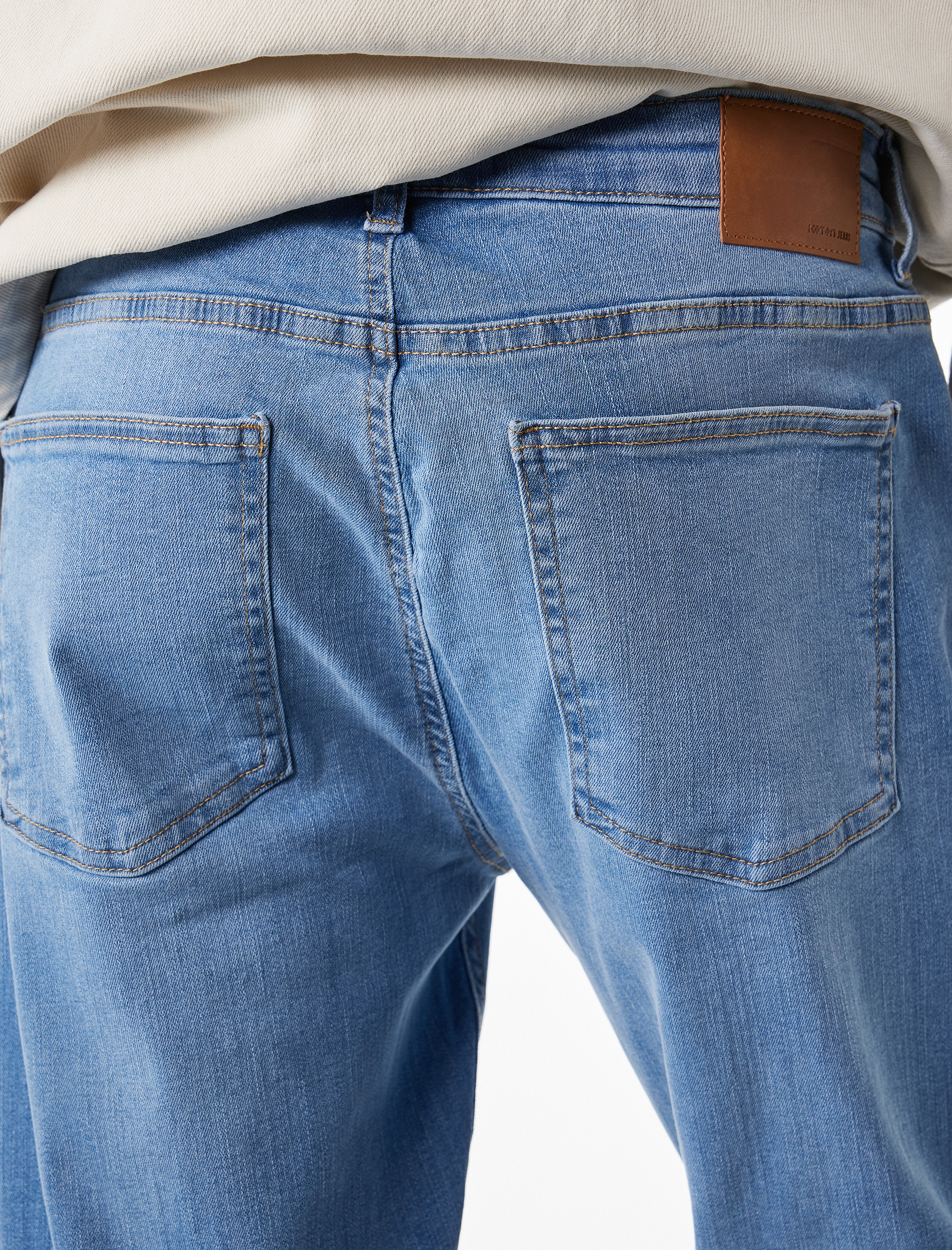   Normal Bel Slim Fit Jean Pantolon - Brad Jean