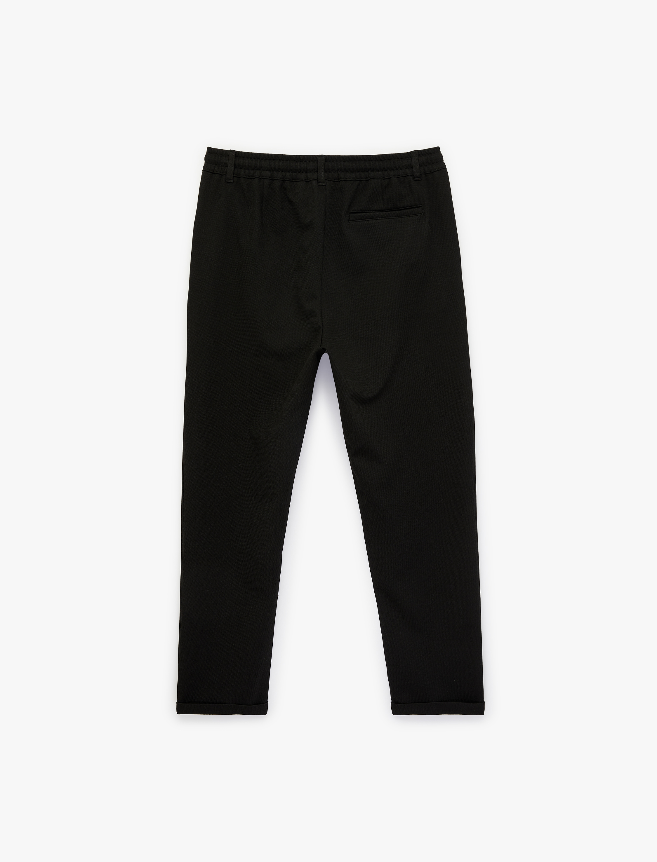   Regular Fit Cepli Beli Bağcıklı Düğmeli Kumaş Pantolon