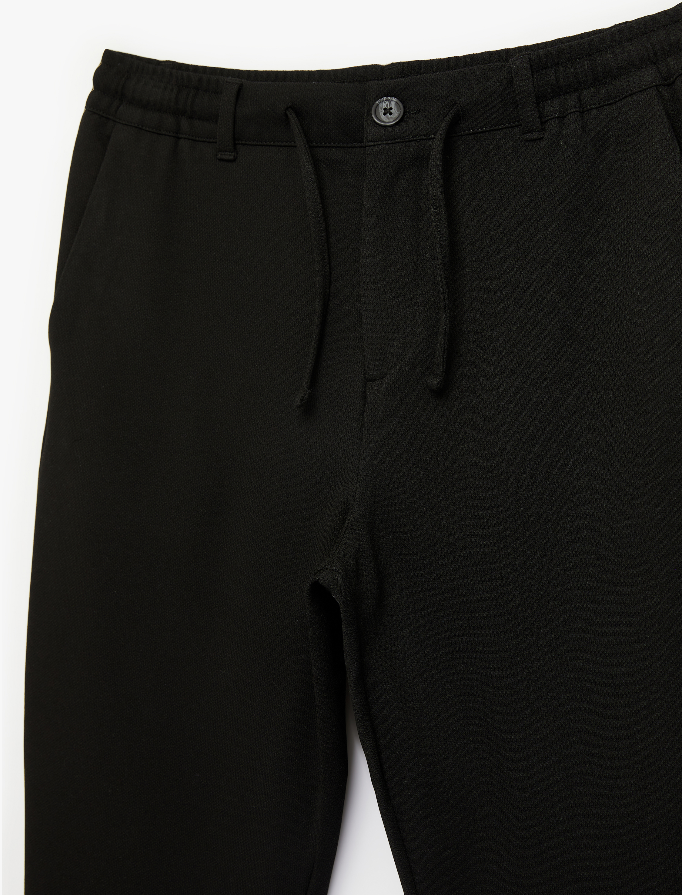   Regular Fit Cepli Beli Bağcıklı Düğmeli Kumaş Pantolon