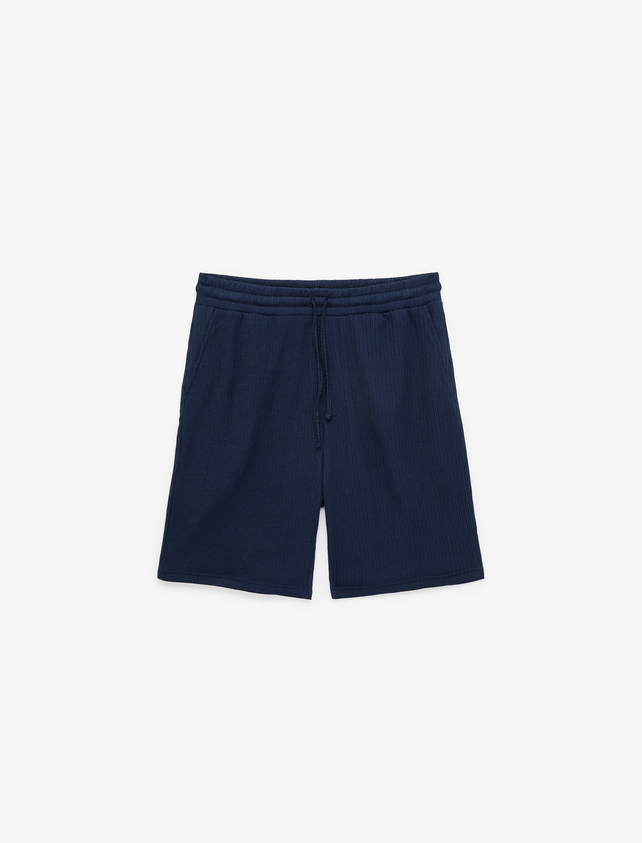   Bürümcük Cepli Mini Beli Bağcıklı Şort