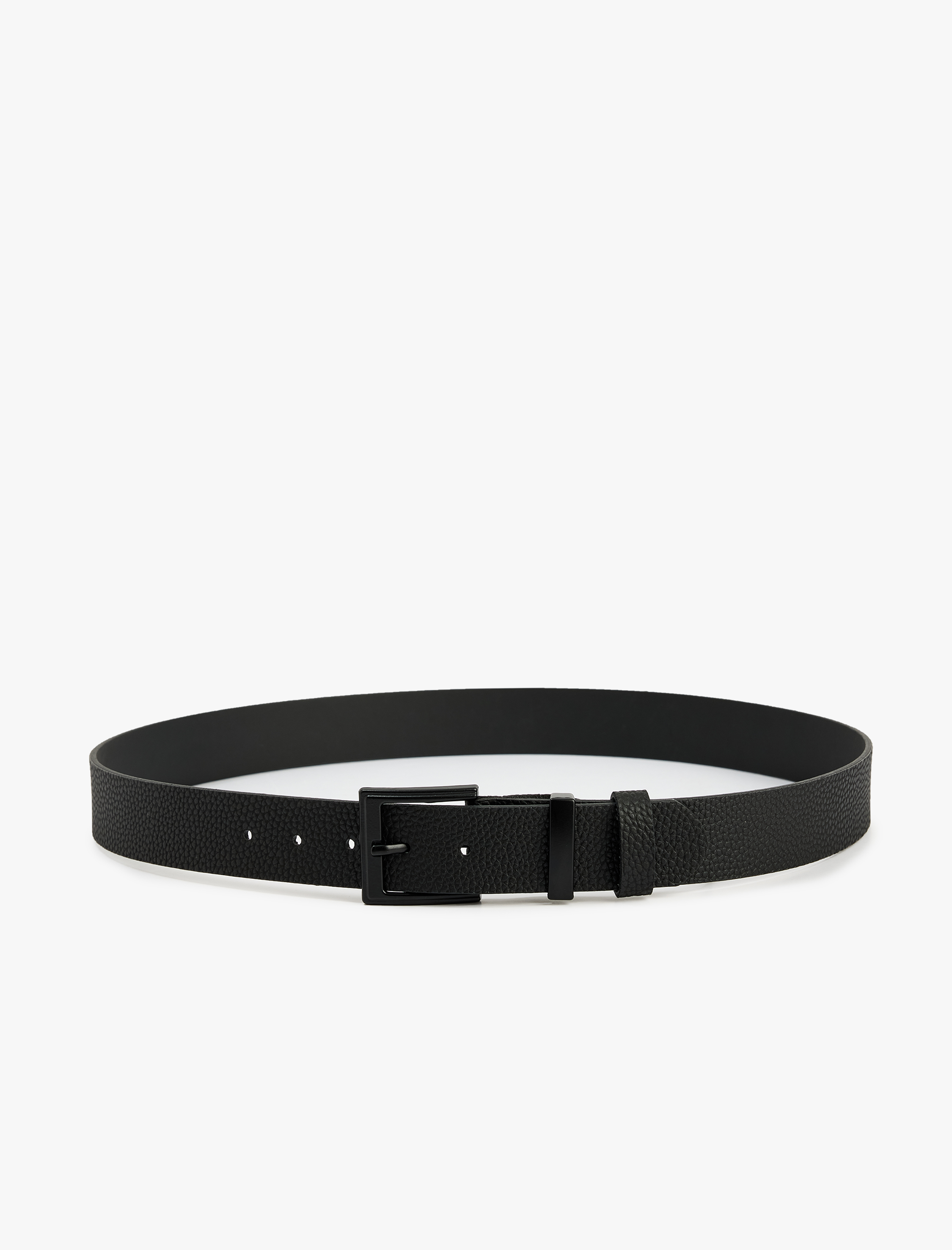  Erkek Kare Tokalı Suni Deri Kemer