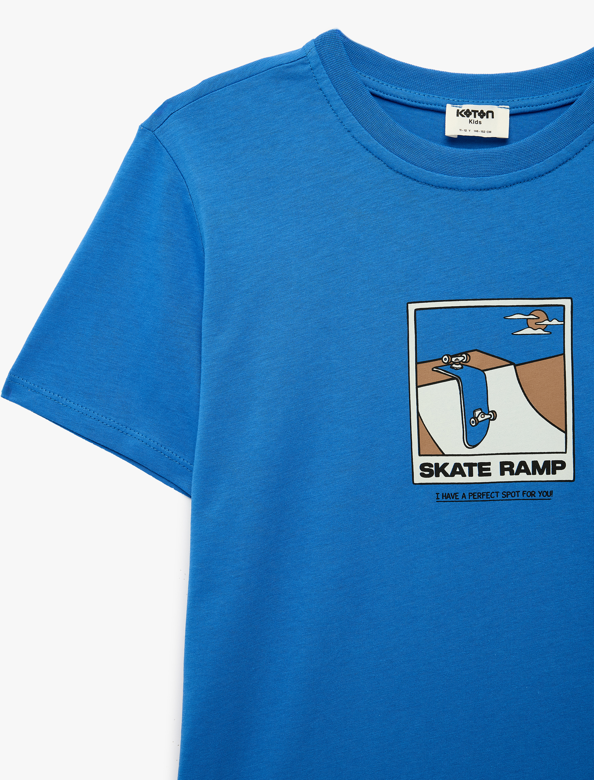  Erkek Çocuk Baskılı Kısa Kollu Bisiklet Yaka Pamuklu Tişört