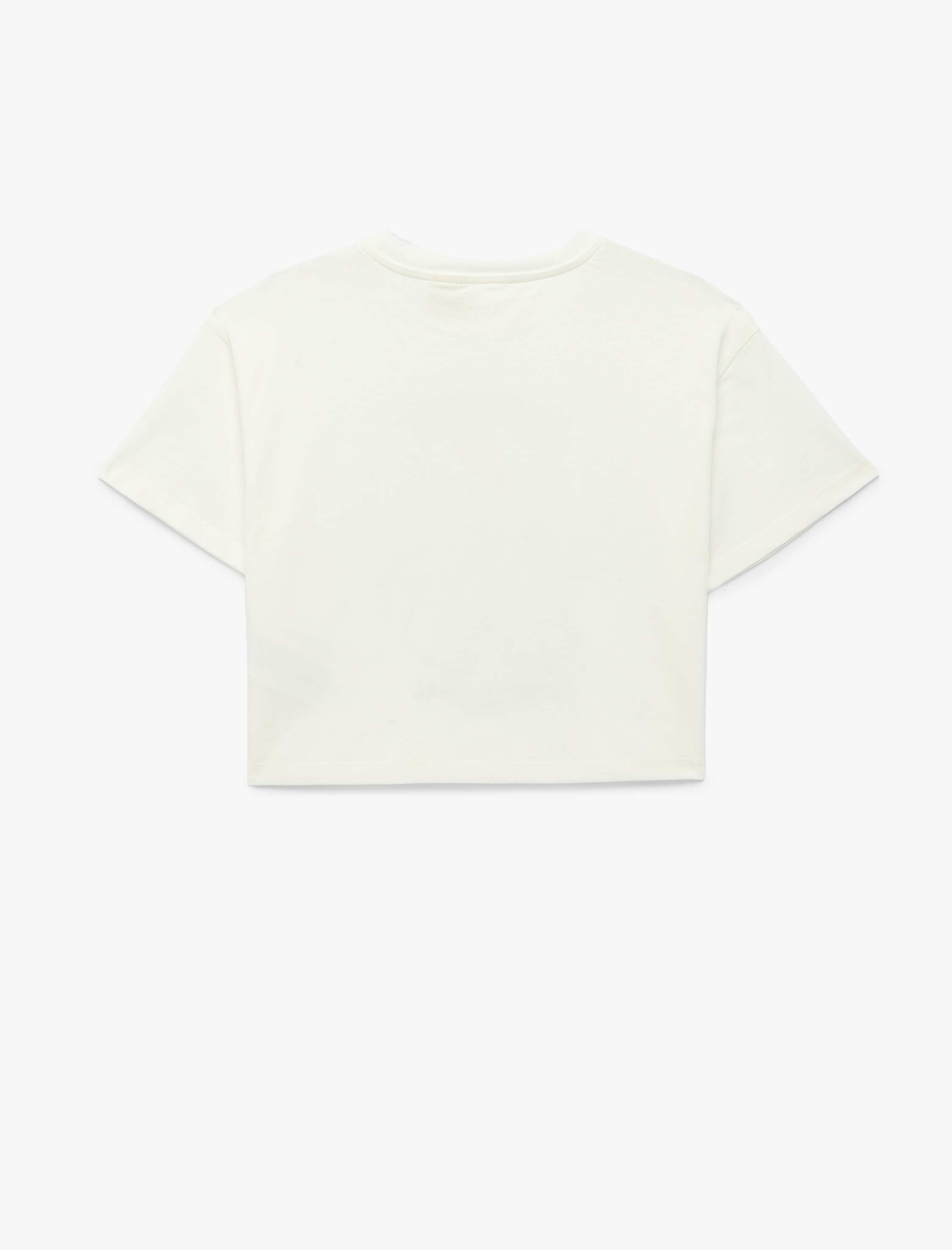  Kız Çocuk Lisanslı Stitch Baskılı Uzun Kollu Bisiklet Yaka Pamuklu Tişört