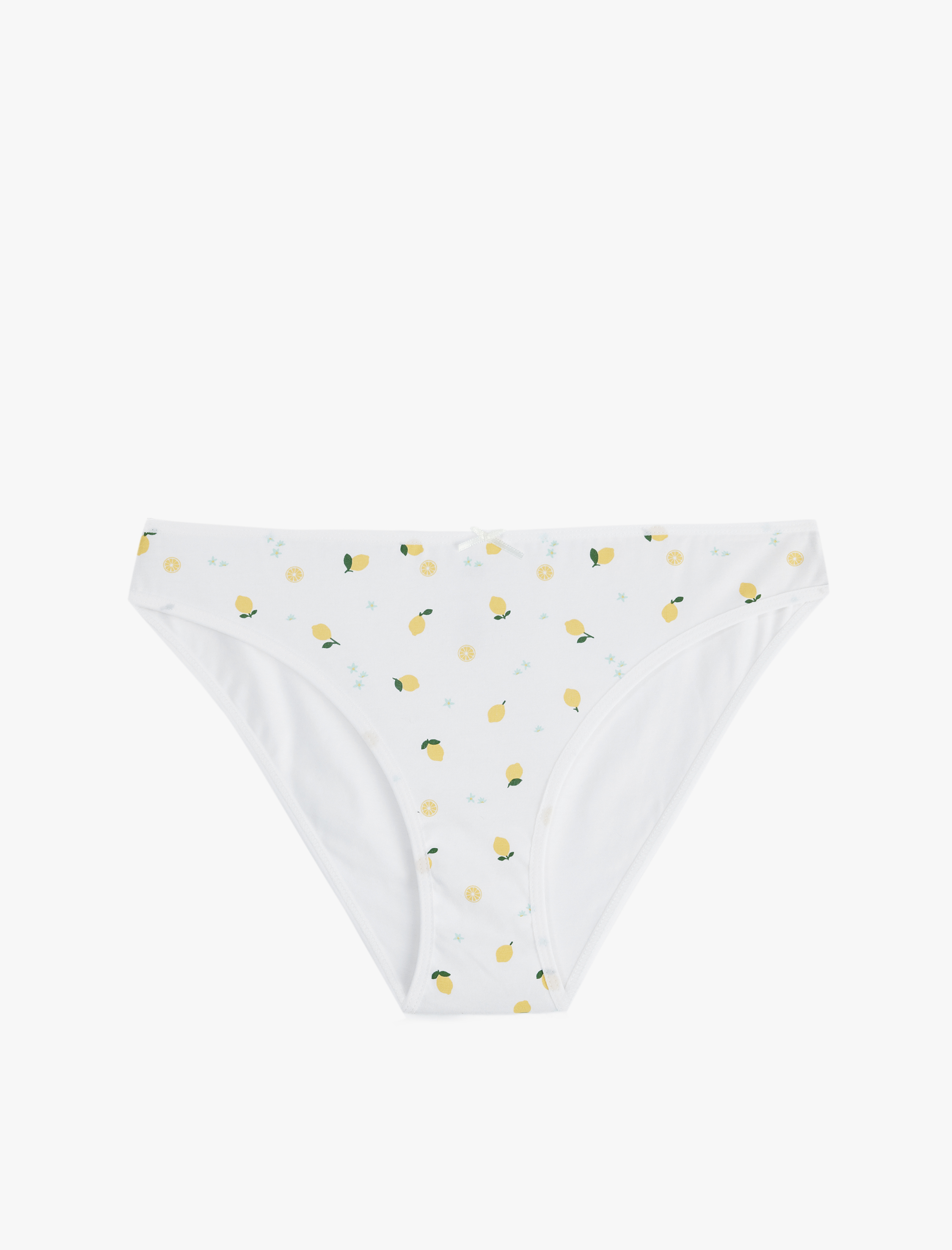   Limon Baskılı Rahat Kalıp 3'lü Brief Külot Seti