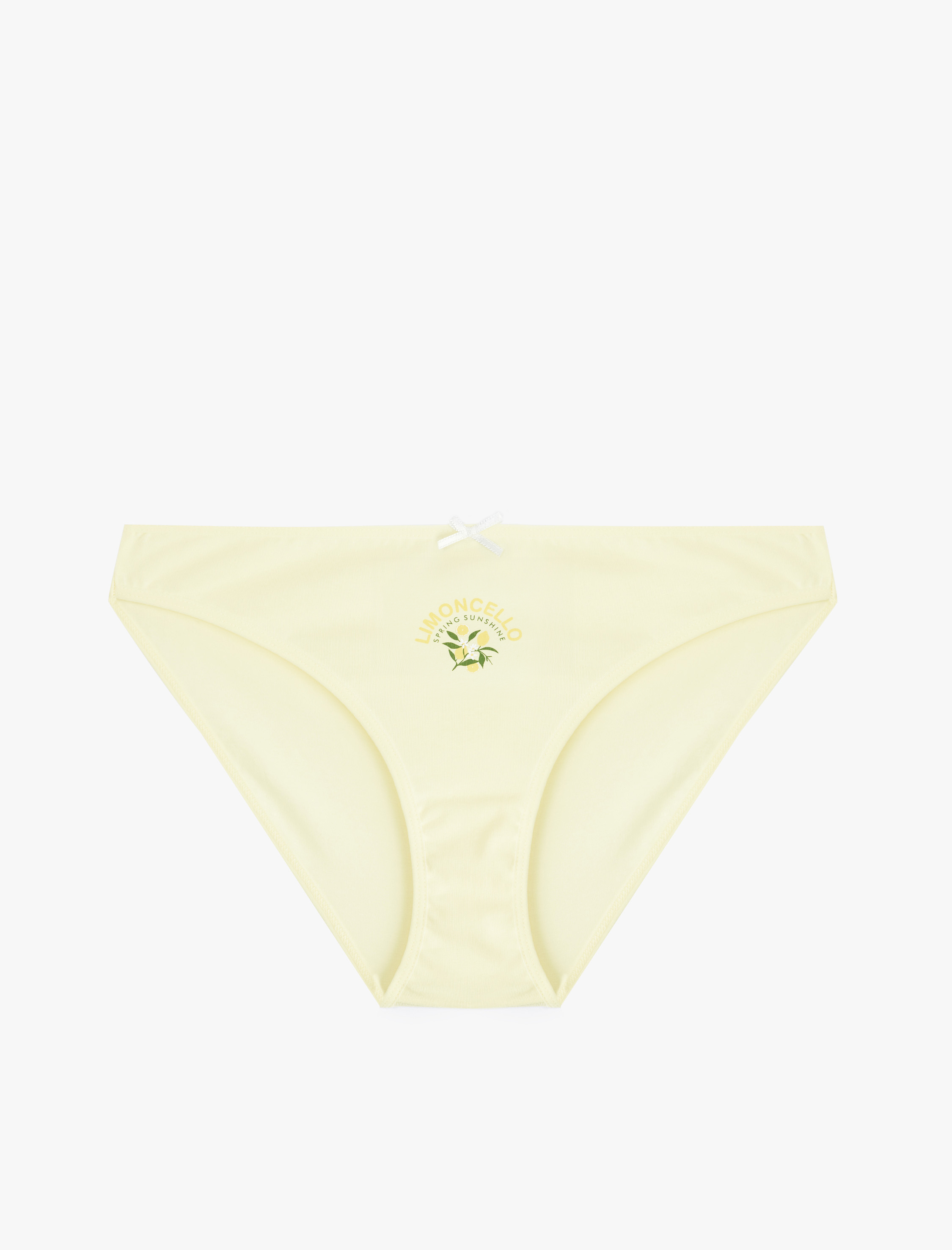   Limon Baskılı Rahat Kalıp 3'lü Brief Külot Seti