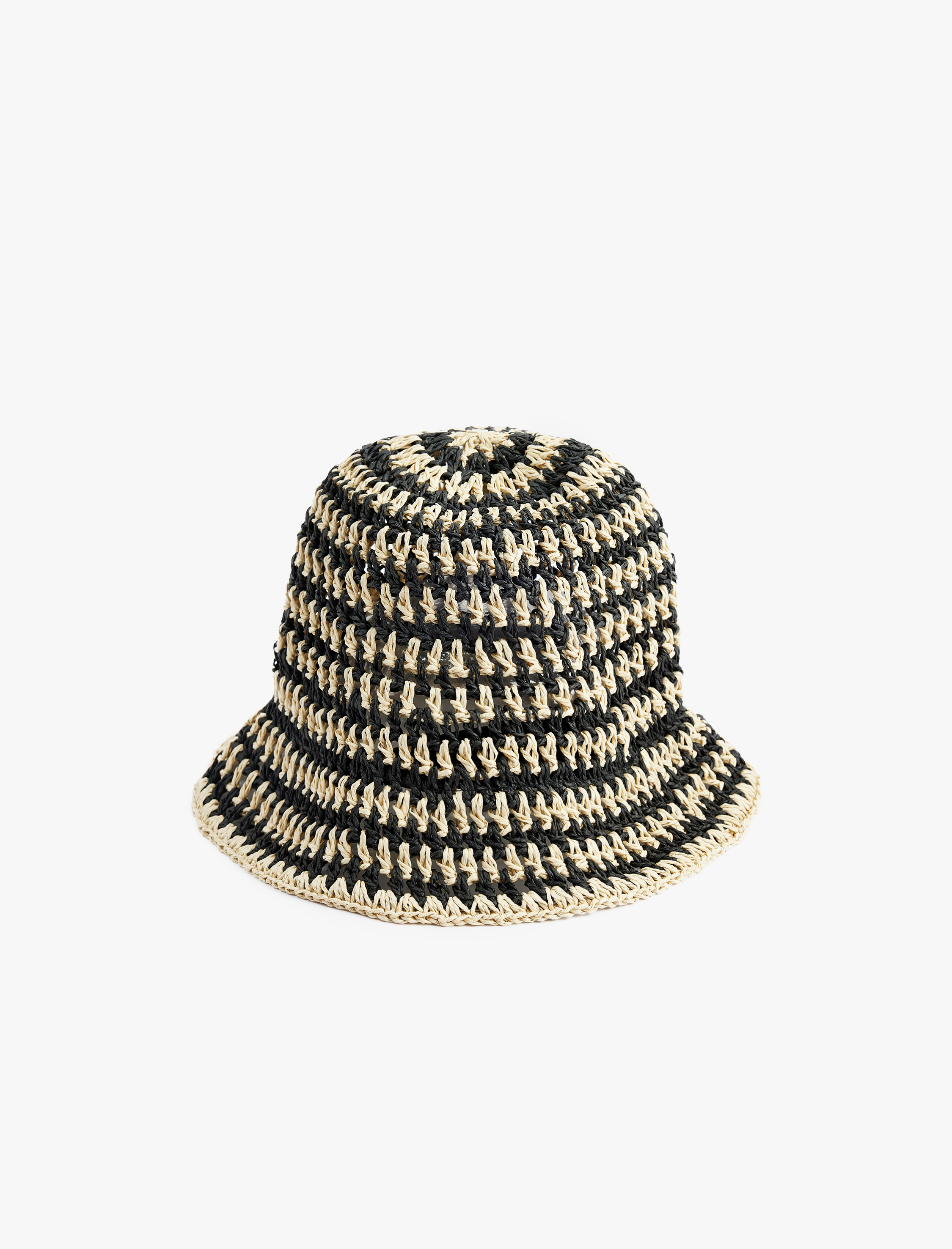  Kadın Hasır Bucket Şapka