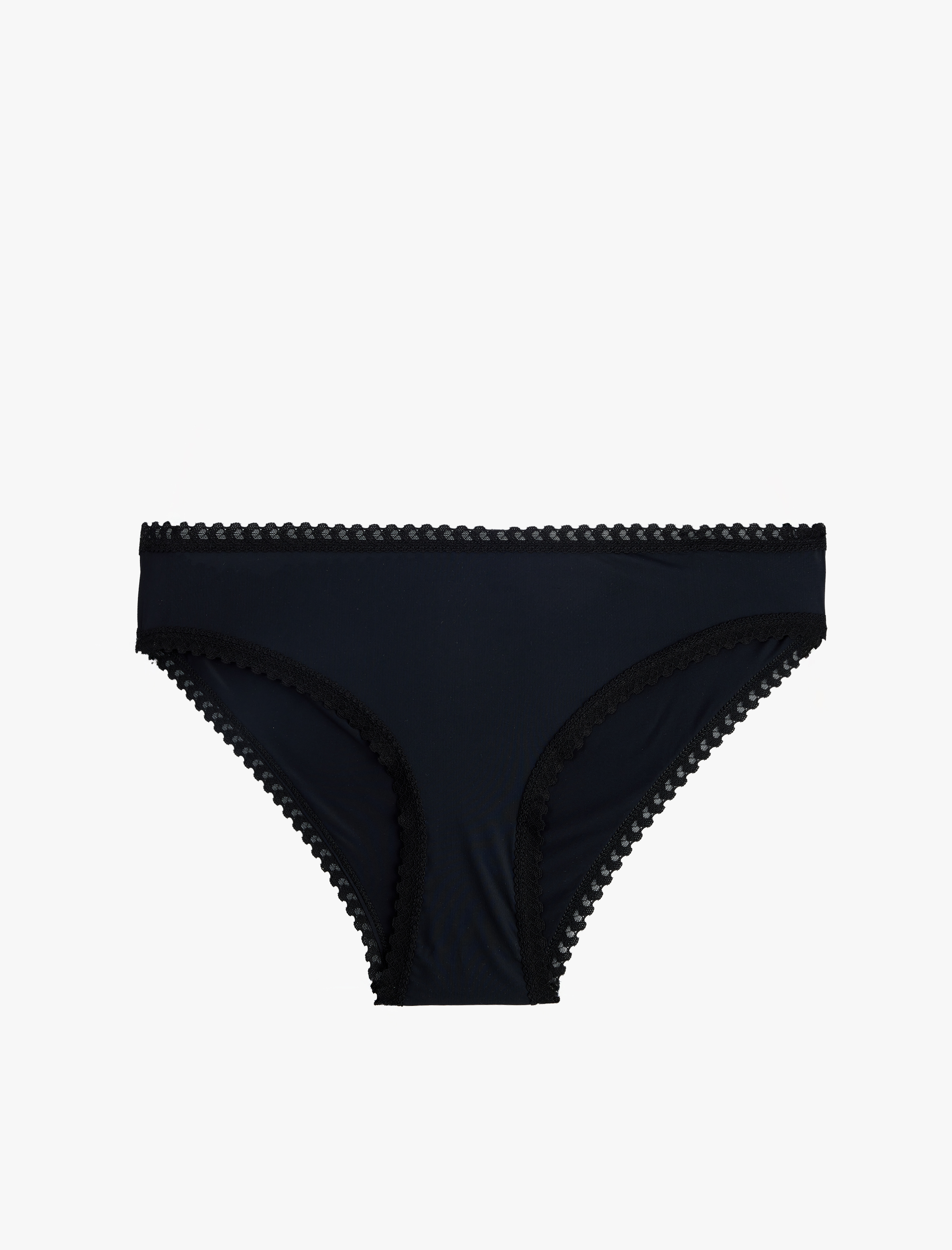   Rahat Kalıp Dantel Detaylı Brief Külot