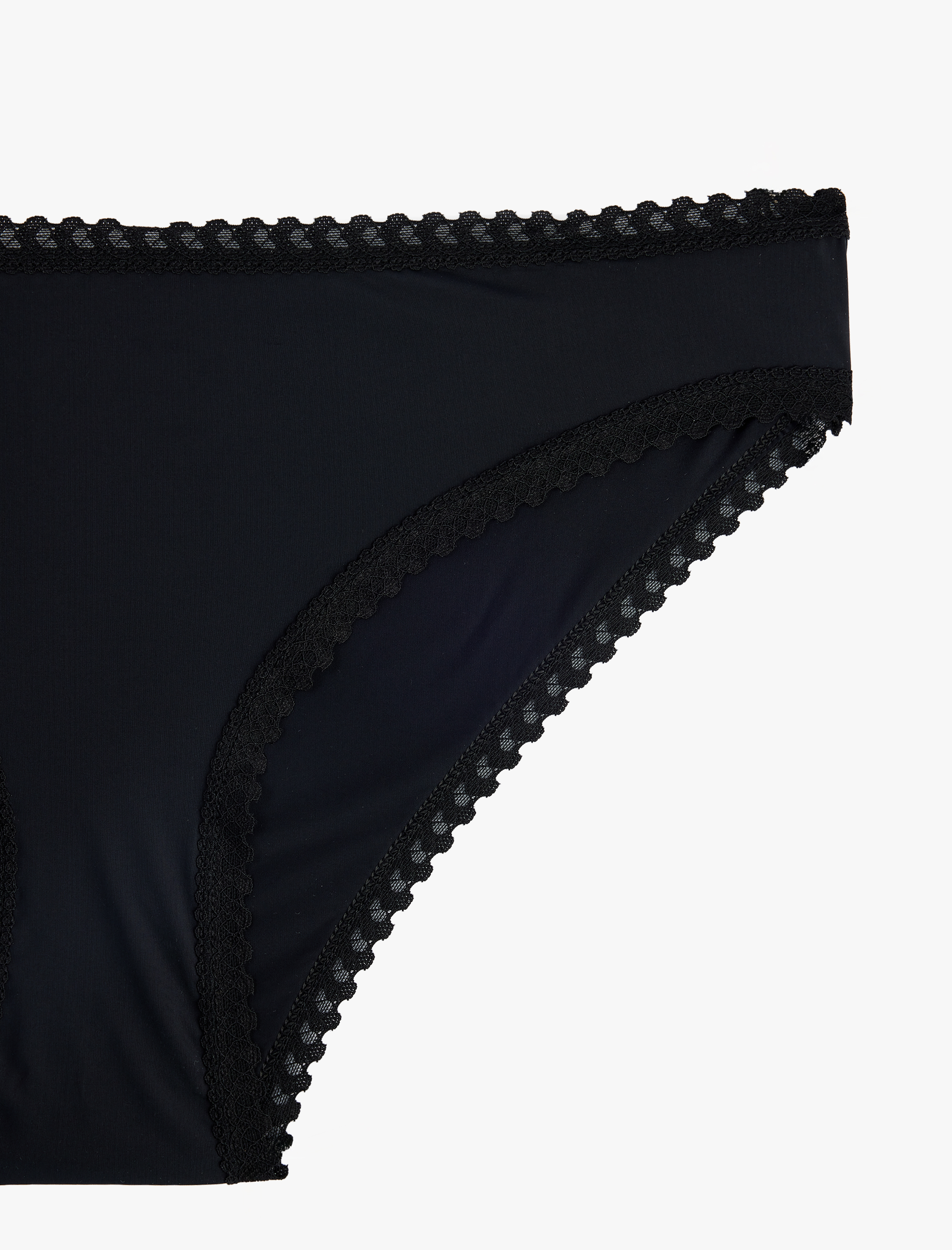   Rahat Kalıp Dantel Detaylı Brief Külot