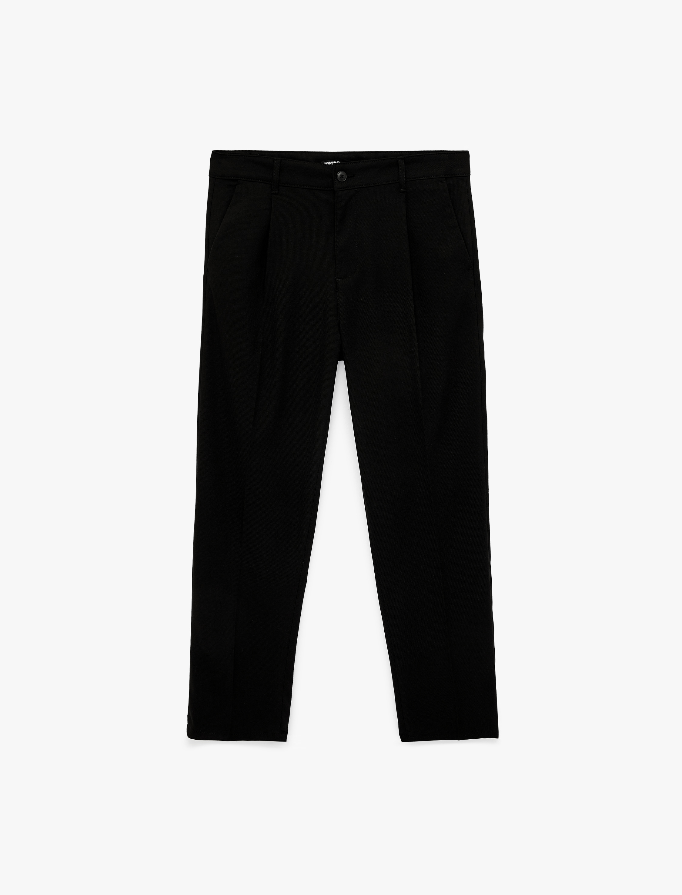   Rahat Kalıp Viskon Karışımlı  Cepli Klasik Kumaş Pantolon