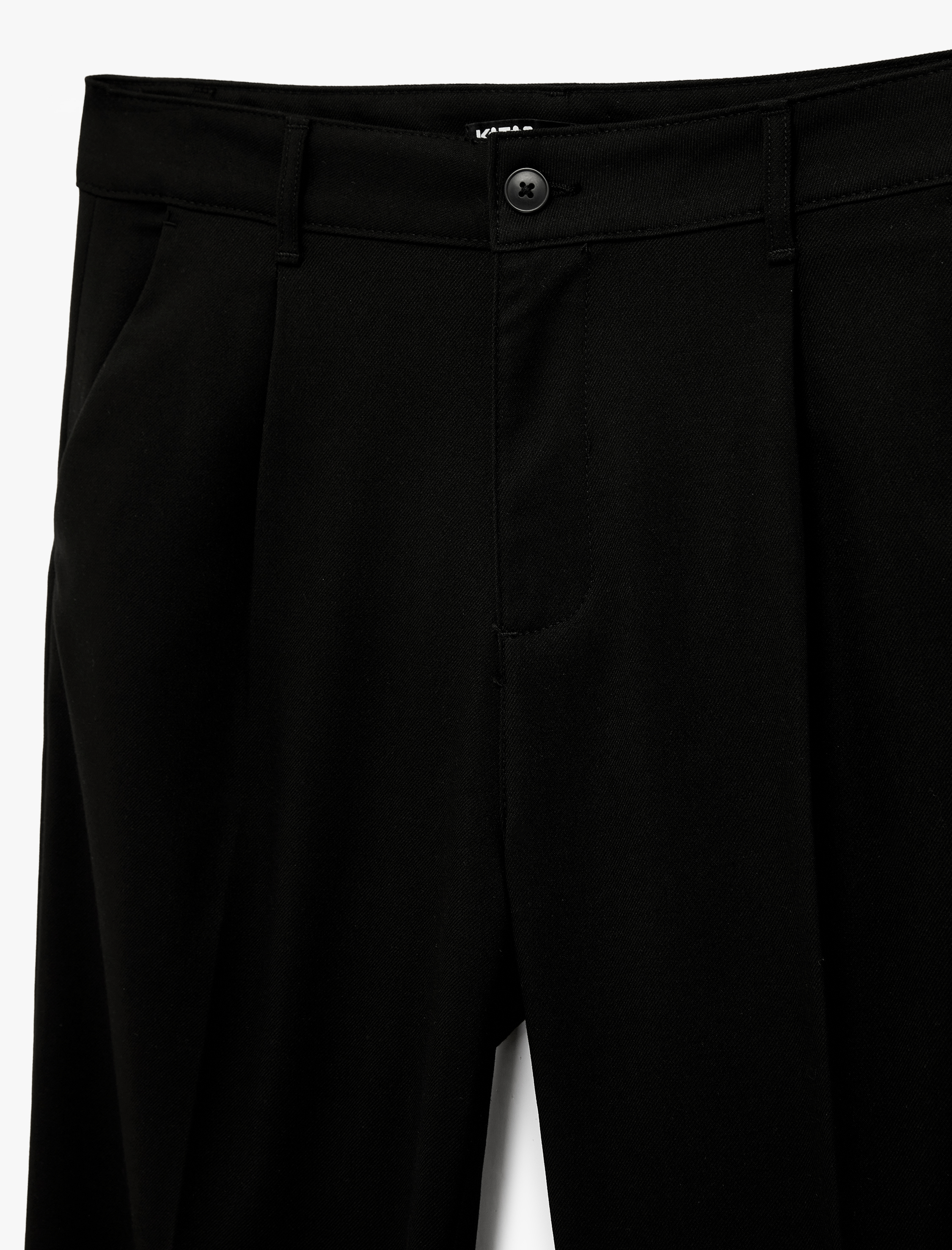   Rahat Kalıp Viskon Karışımlı  Cepli Klasik Kumaş Pantolon