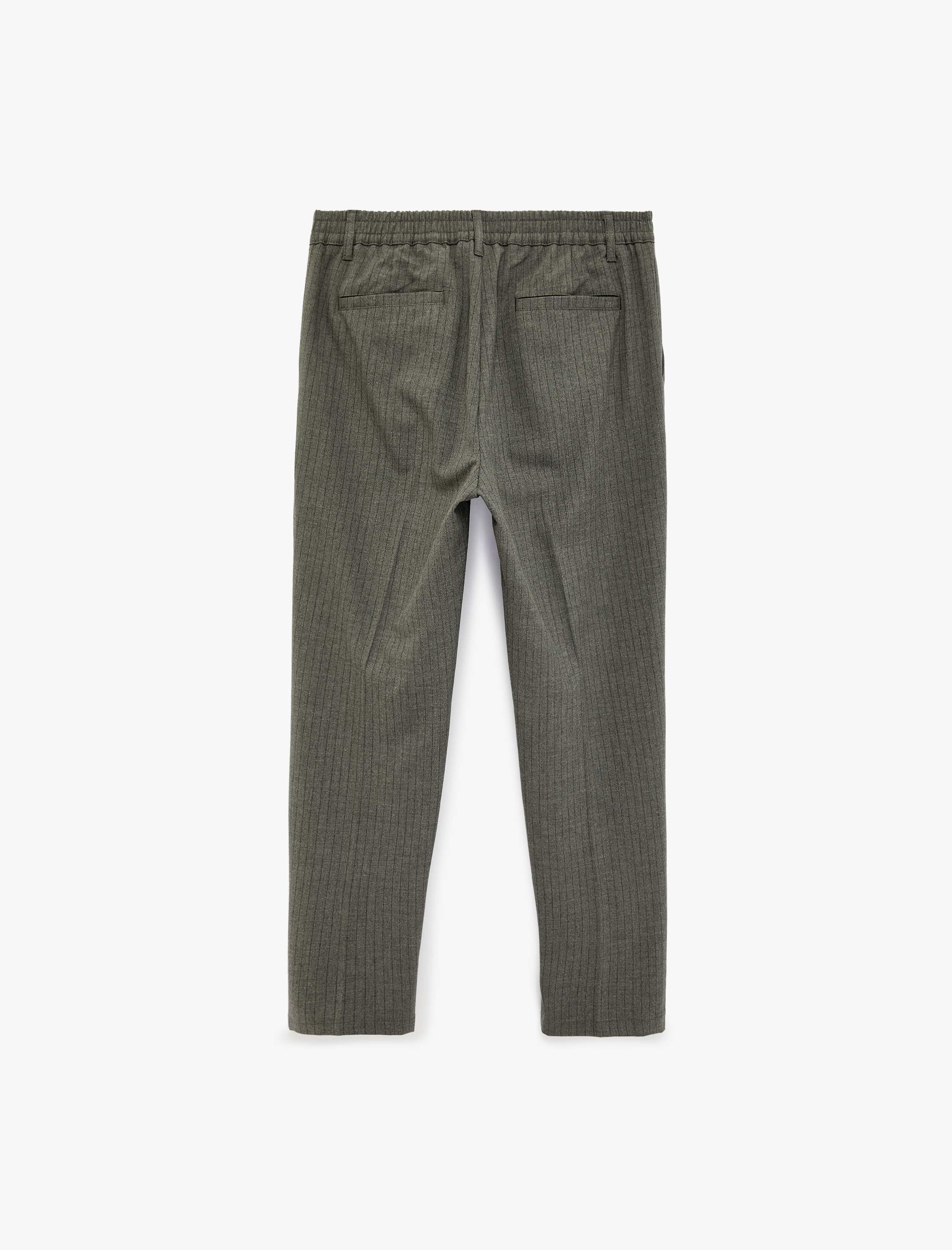   Regular Fit Viskon Karışımlı Cepli Kumaş Pantolon