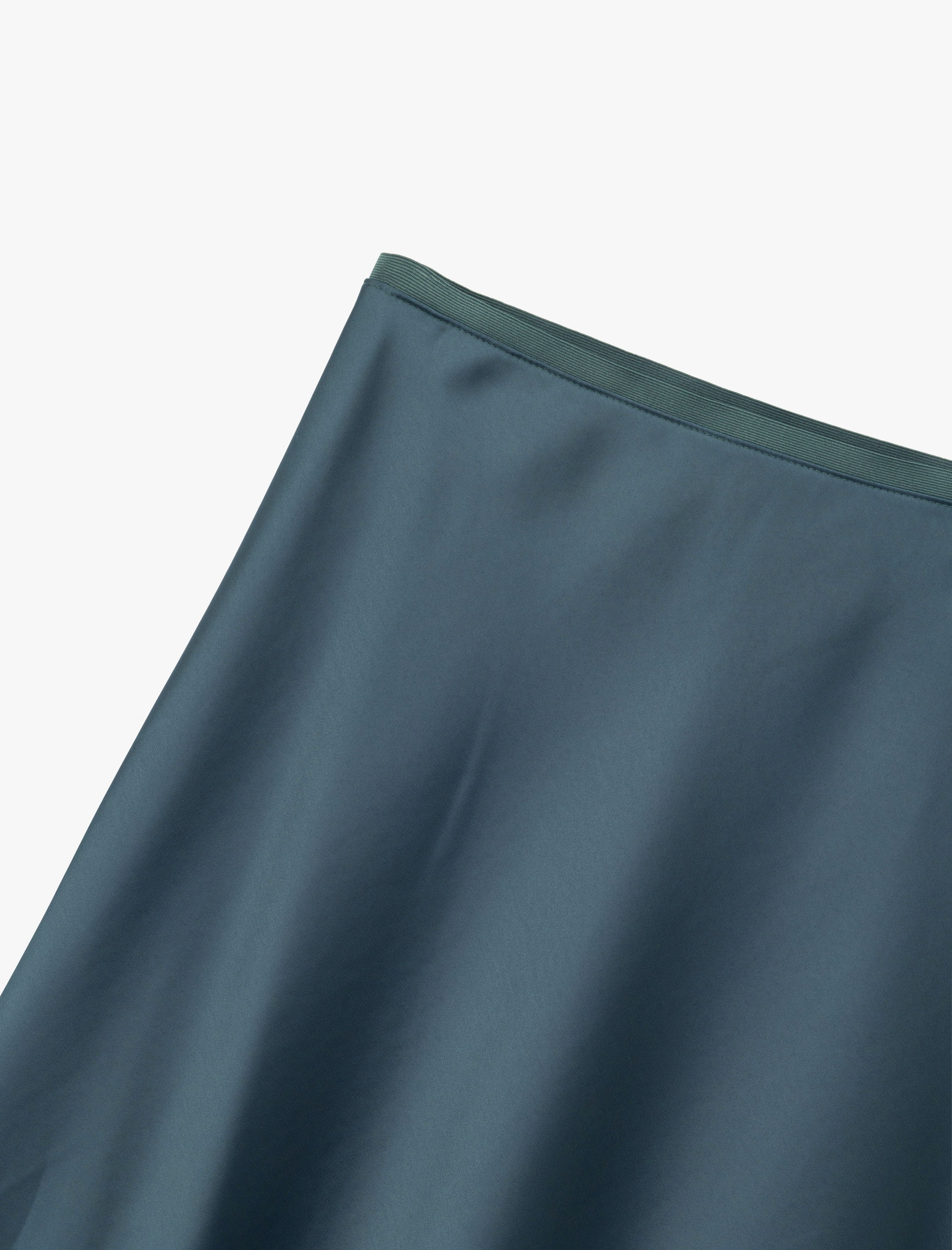   Beli Lastikli Balık Kesim Midi Saten Etek