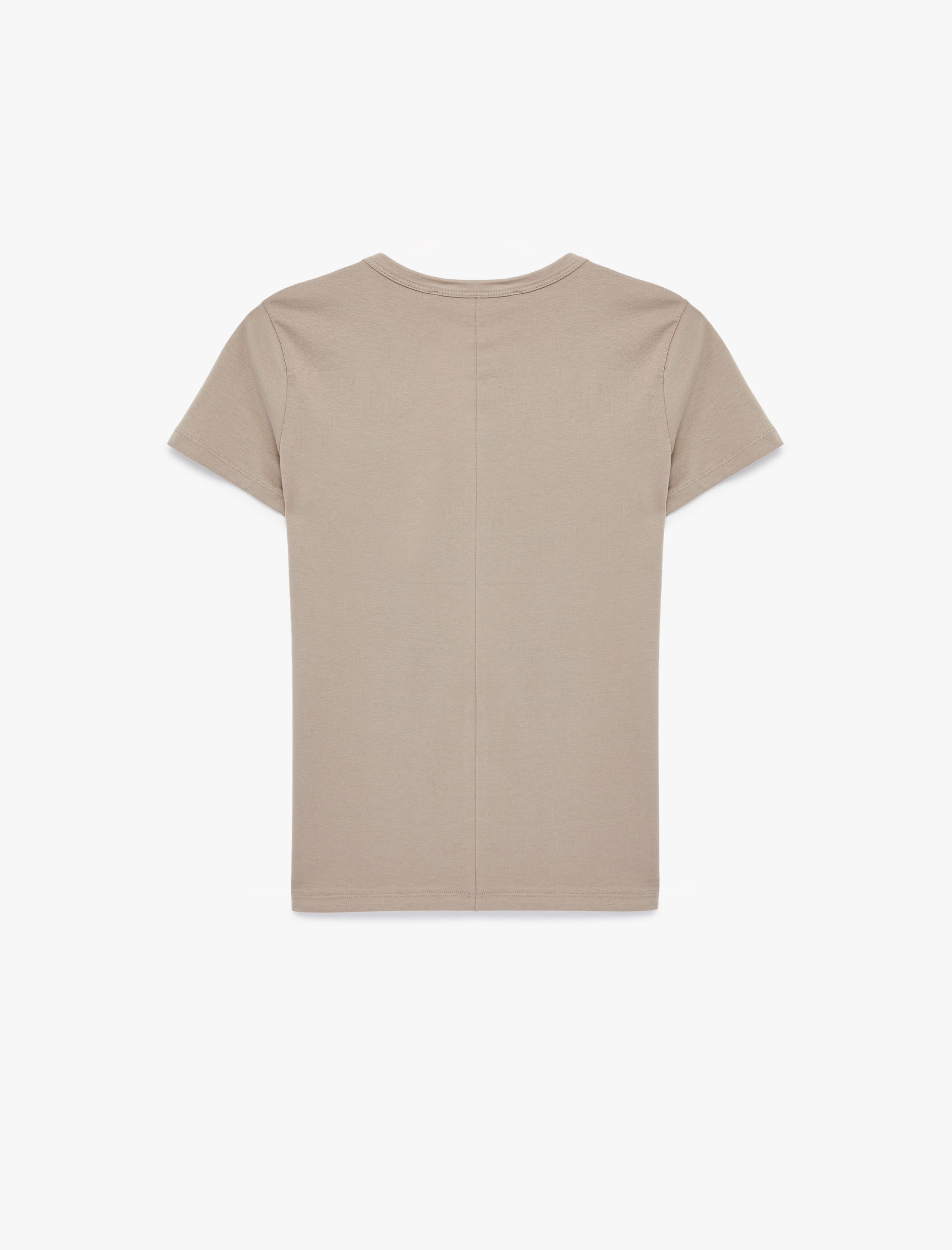   Pamuklu Slim Fit Kısa Kollu Bisiklet Yaka Basic Tişört