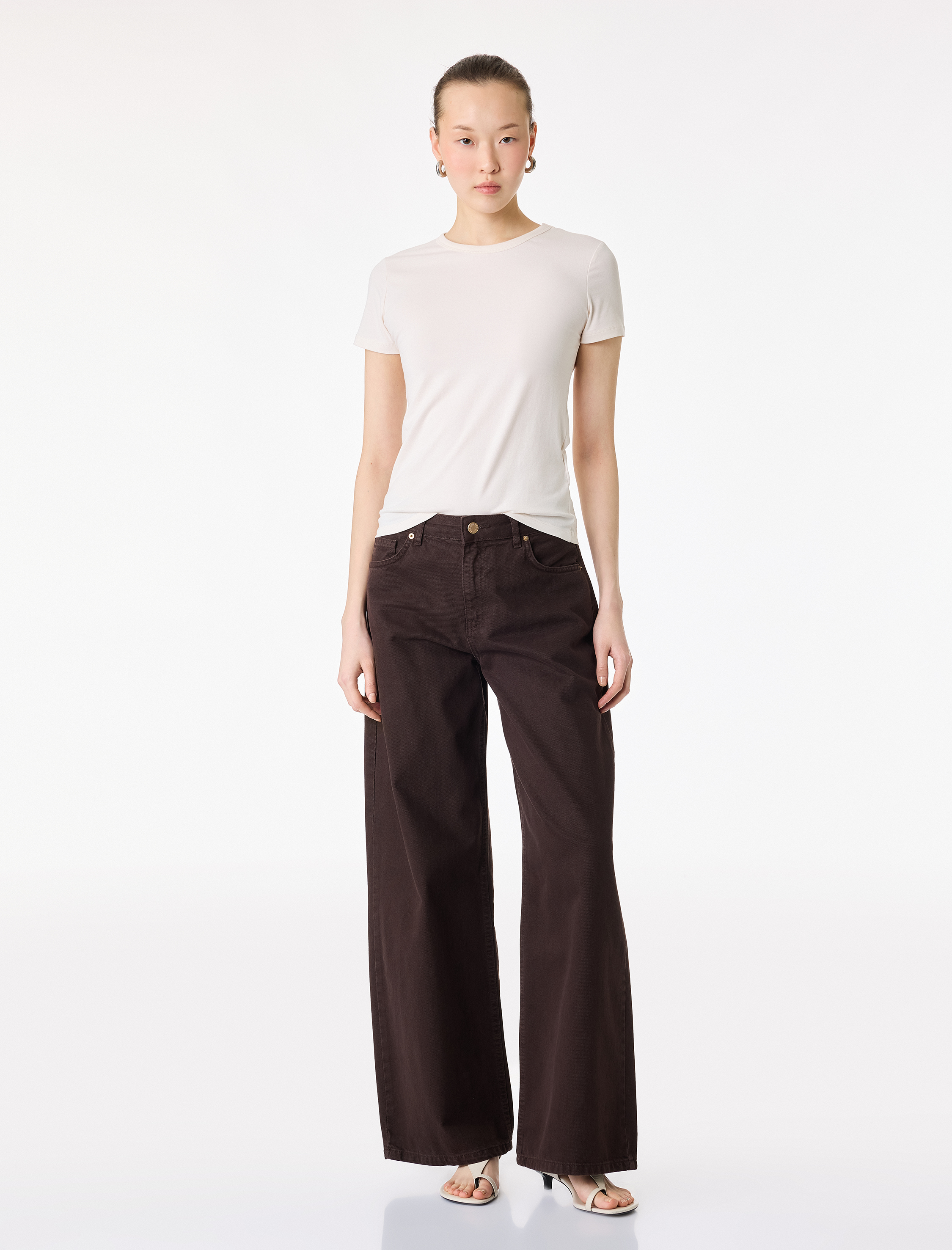   Pamuklu Slim Fit Kısa Kollu Bisiklet Yaka Basic Tişört