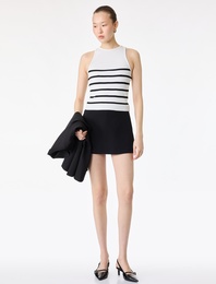 Slim Fit A Kesim Mini Şort Etek