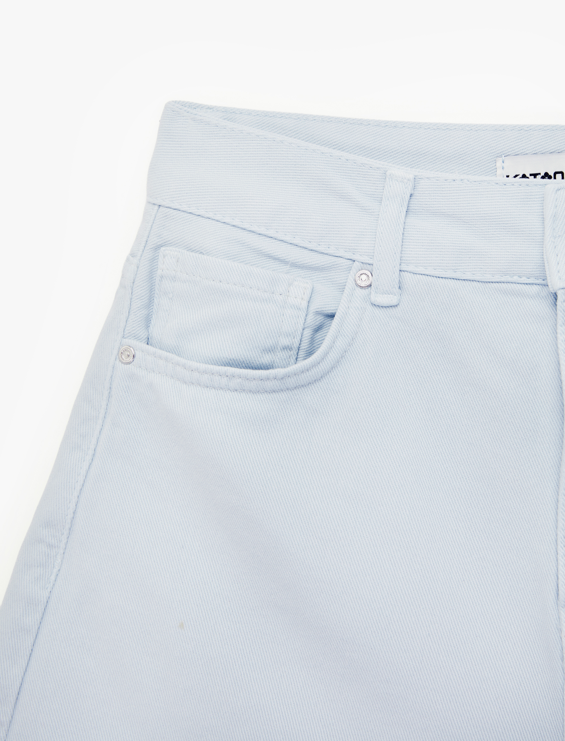   Pamuklu Düğmeli Beş Cepli Rahat Kalıp Mini Şort