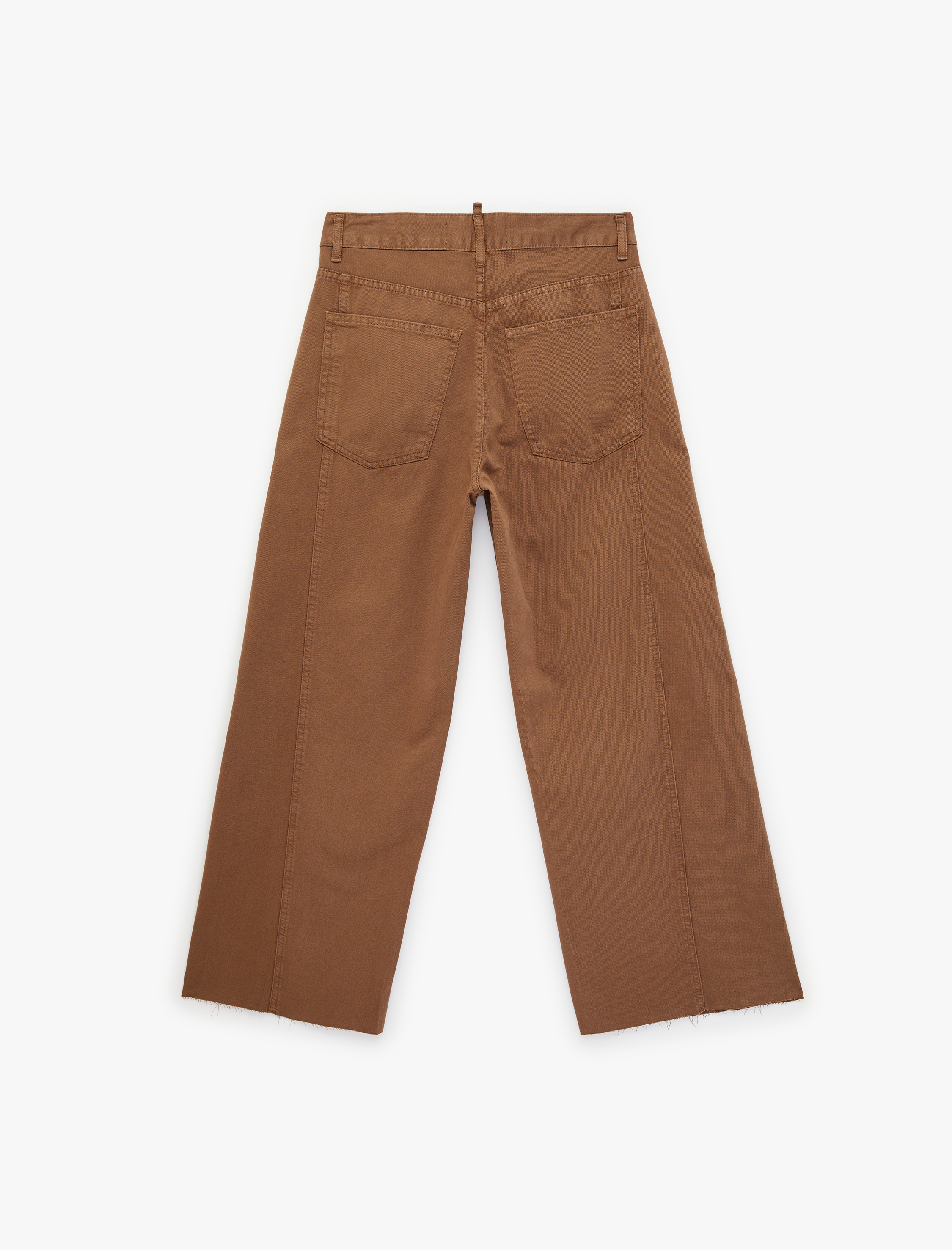   Pamuklu Dikiş Detaylı Düz Paça Rahat Kalıp Baggy Denim Pantolon - Baggy Jeans