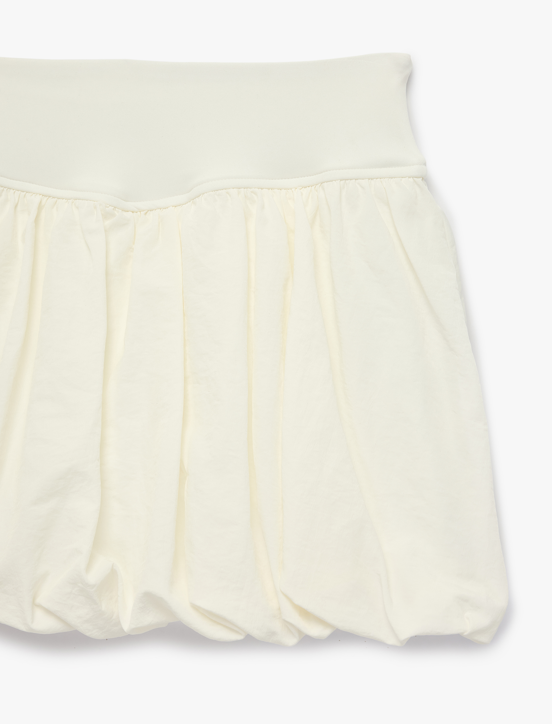   Yüksek Bel Mini Spor Balon Şort Etek