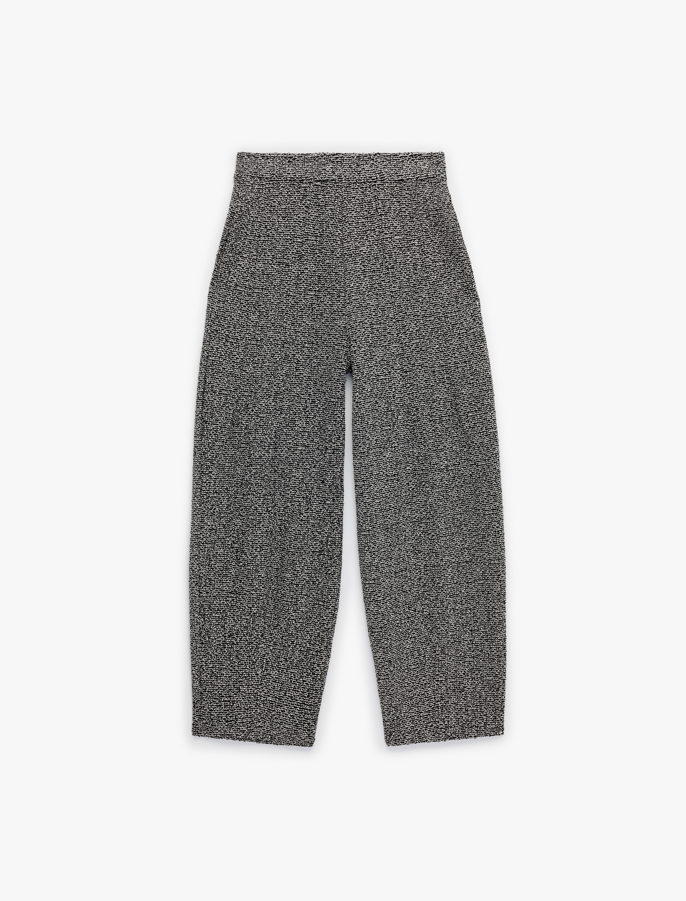   Metalik İplik Detaylı Parıltılı Cepli Tüvit Balon Pantolon