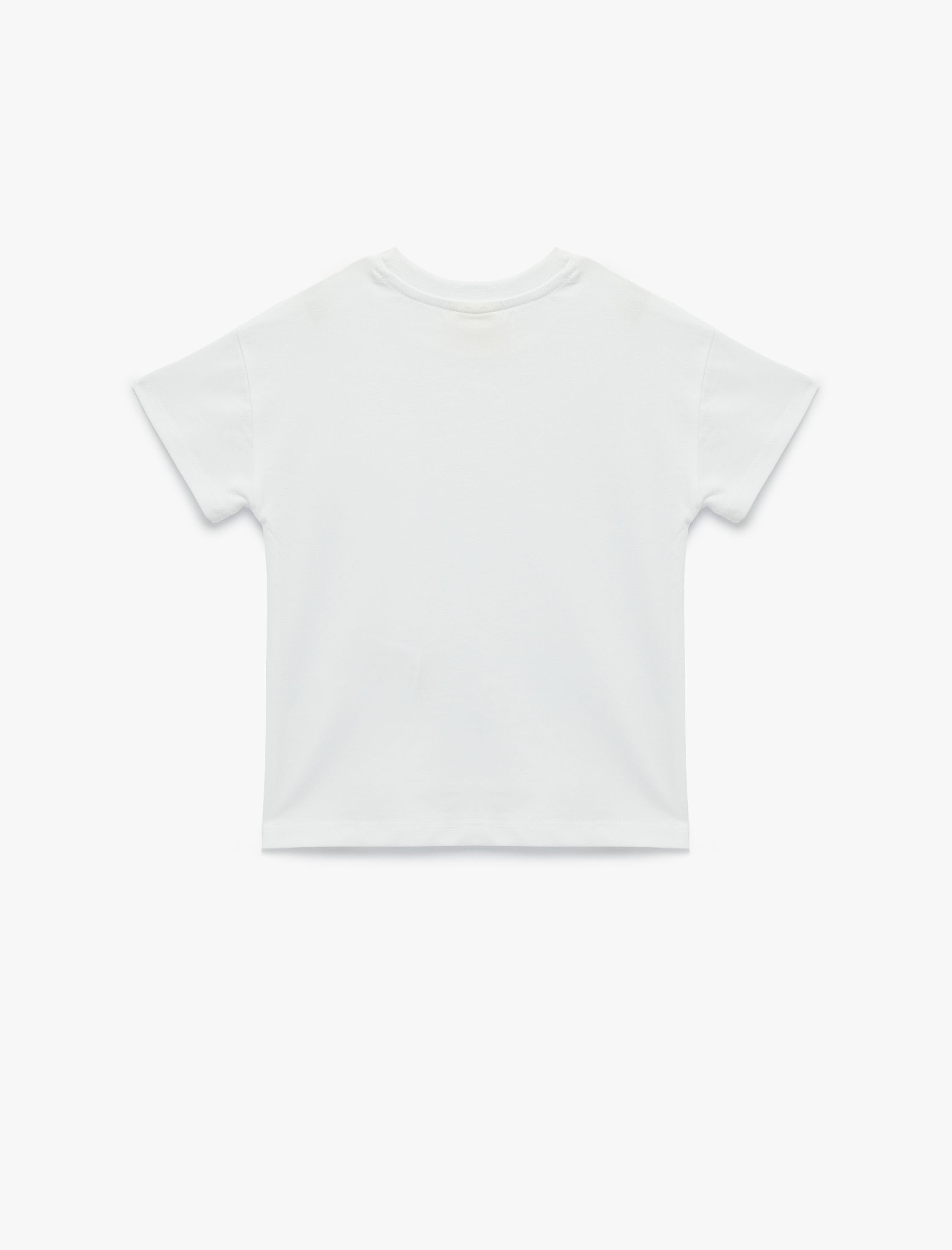  Erkek Bebek Pamuklu Cepli Kısa Kollu Bisiklet Yaka Basic Tişört