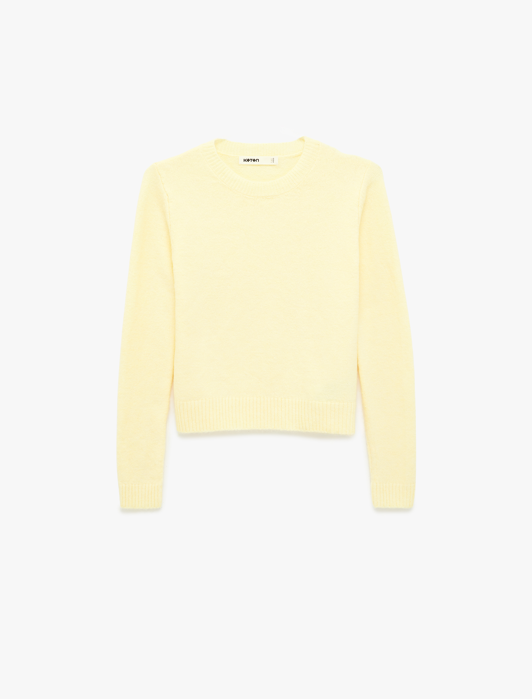   Uzun Kollu Bisiklet Yaka Basic Triko Kazak