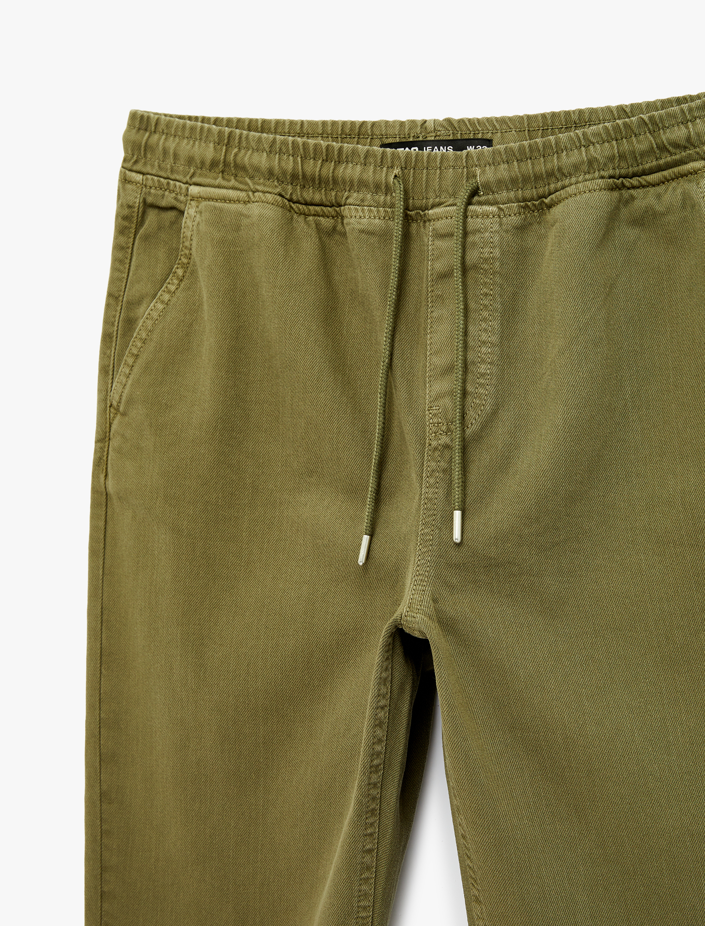   Oversize Pamuklu Cepli Beli Bağcıklı Baggy Jean Pantolon