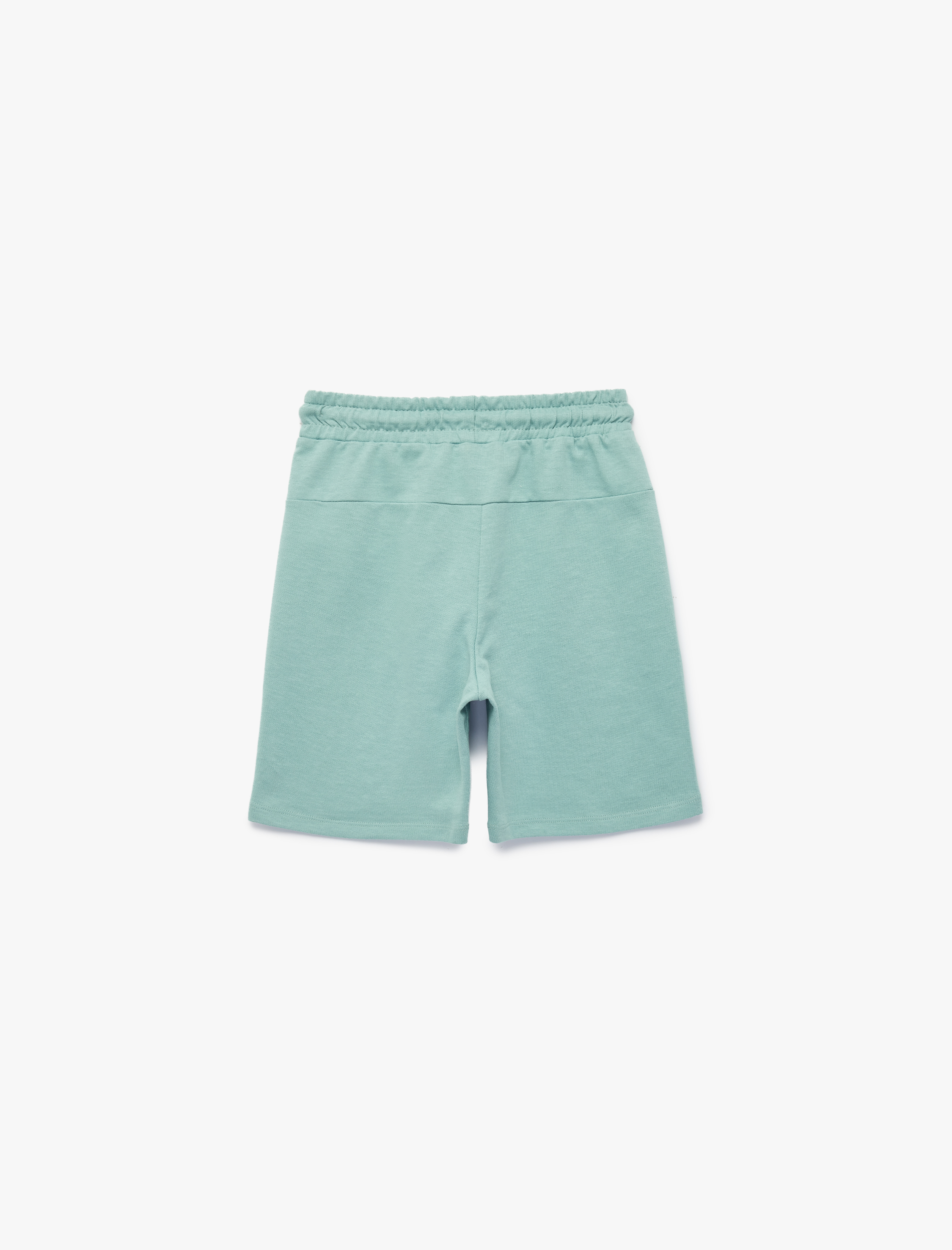  Erkek Çocuk Beli Bağcıklı Cepli Pamuklu Şort