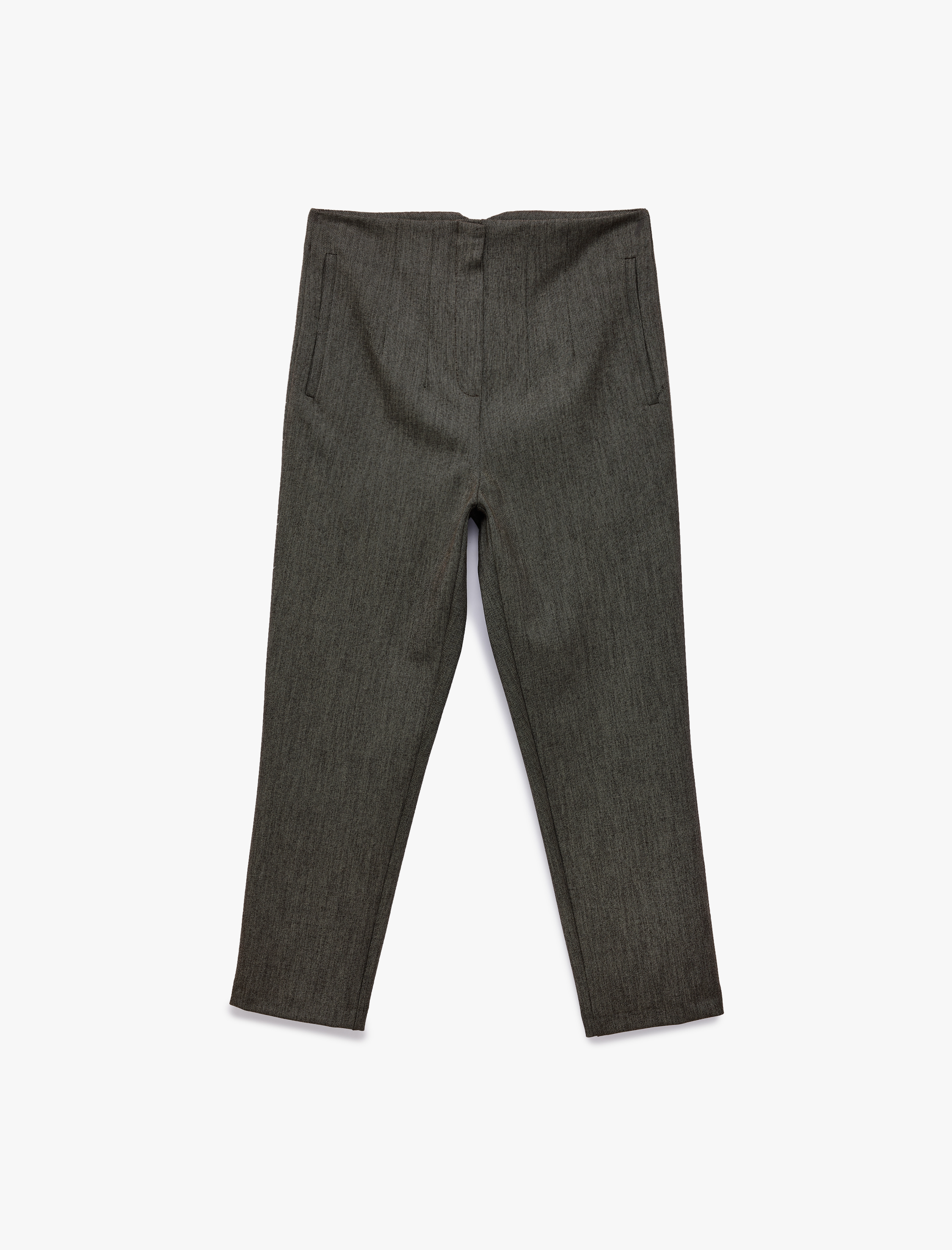   Yüksek Bel Slim Fit Cigarette Pantolon