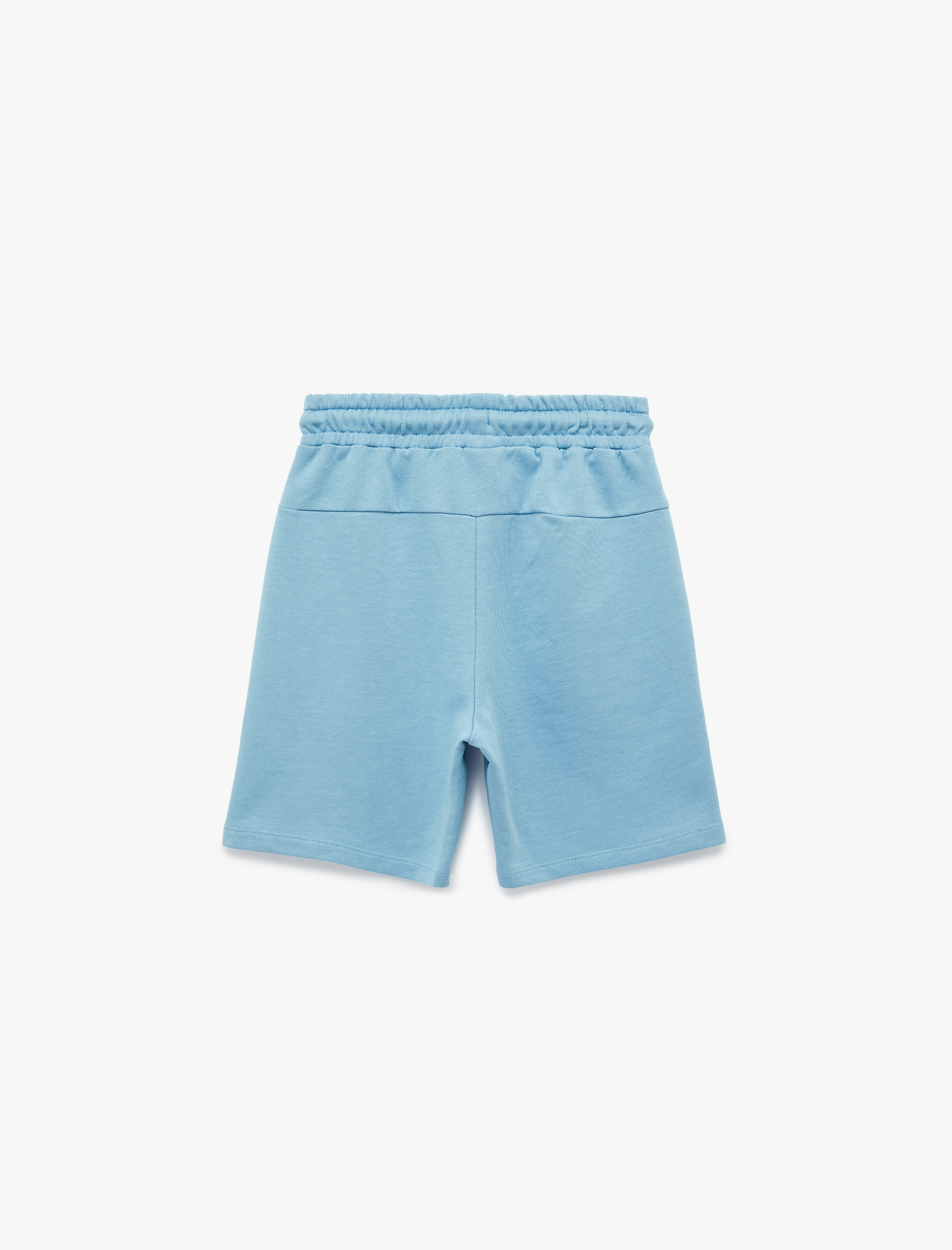  Erkek Çocuk Beli Bağcıklı Cepli Pamuklu Şort