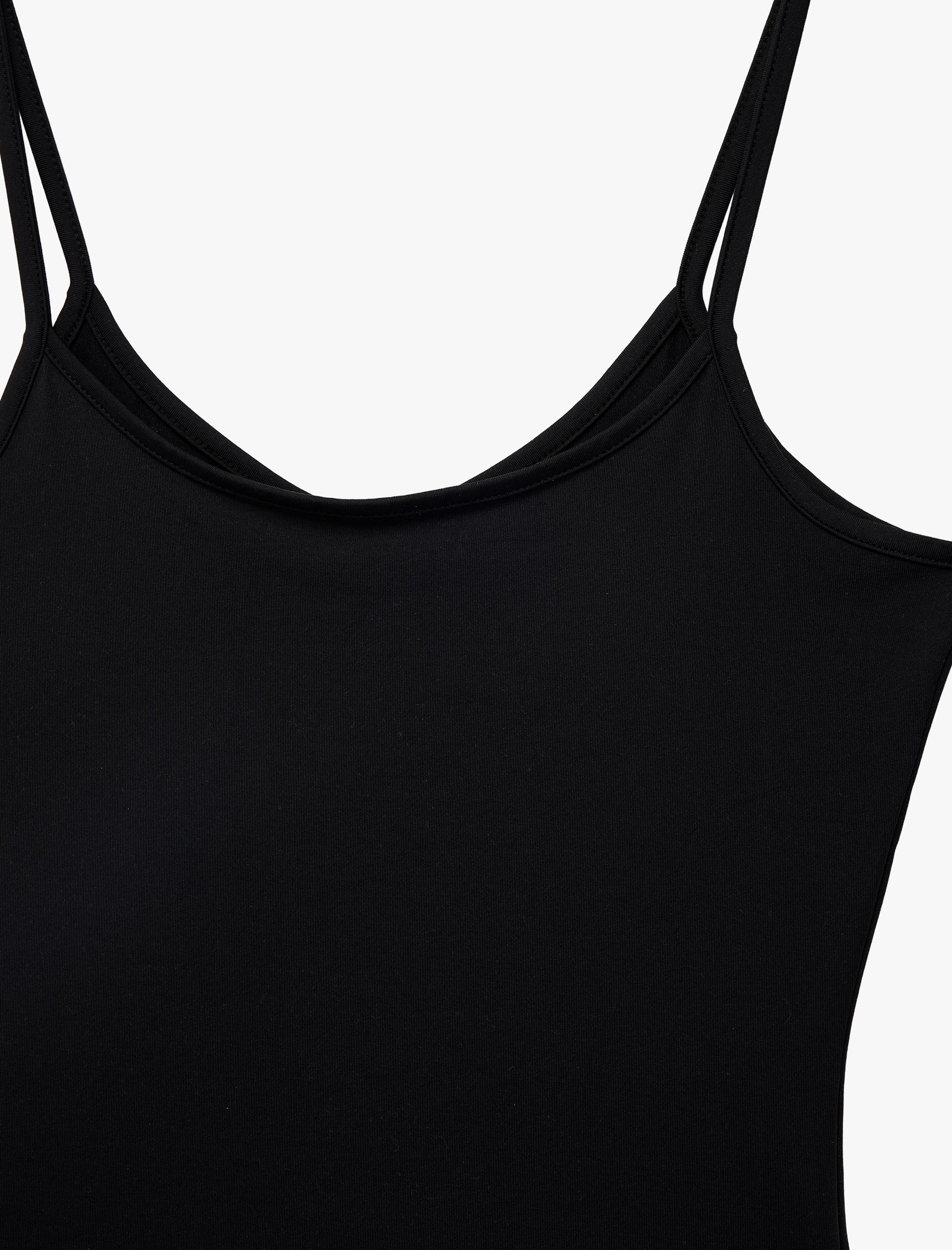   U Yaka Kolsuz Slim Fit Basic Atlet