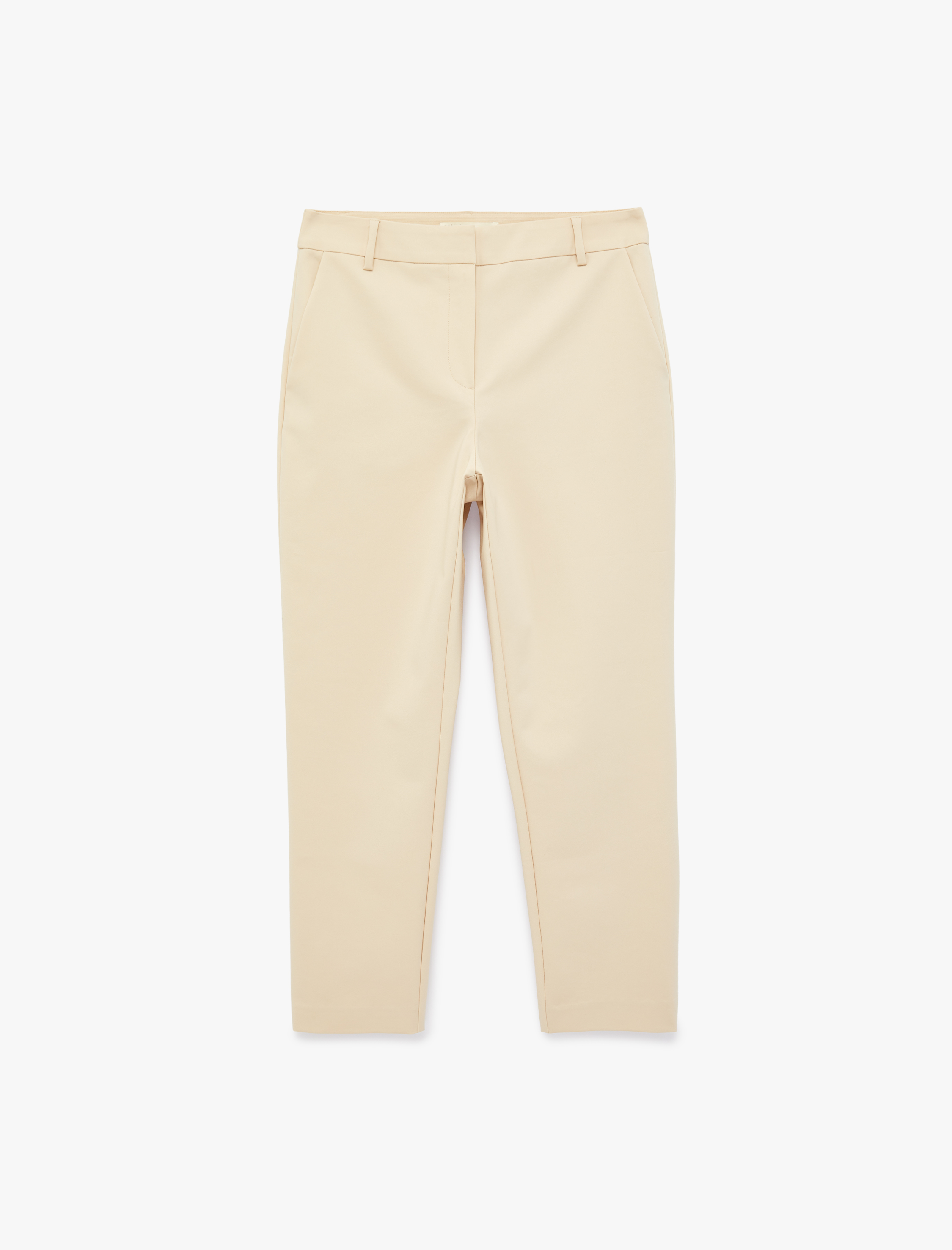   Regular Fit Cep Detaylı Normal Bel Düz Paça Kumaş Pantolon