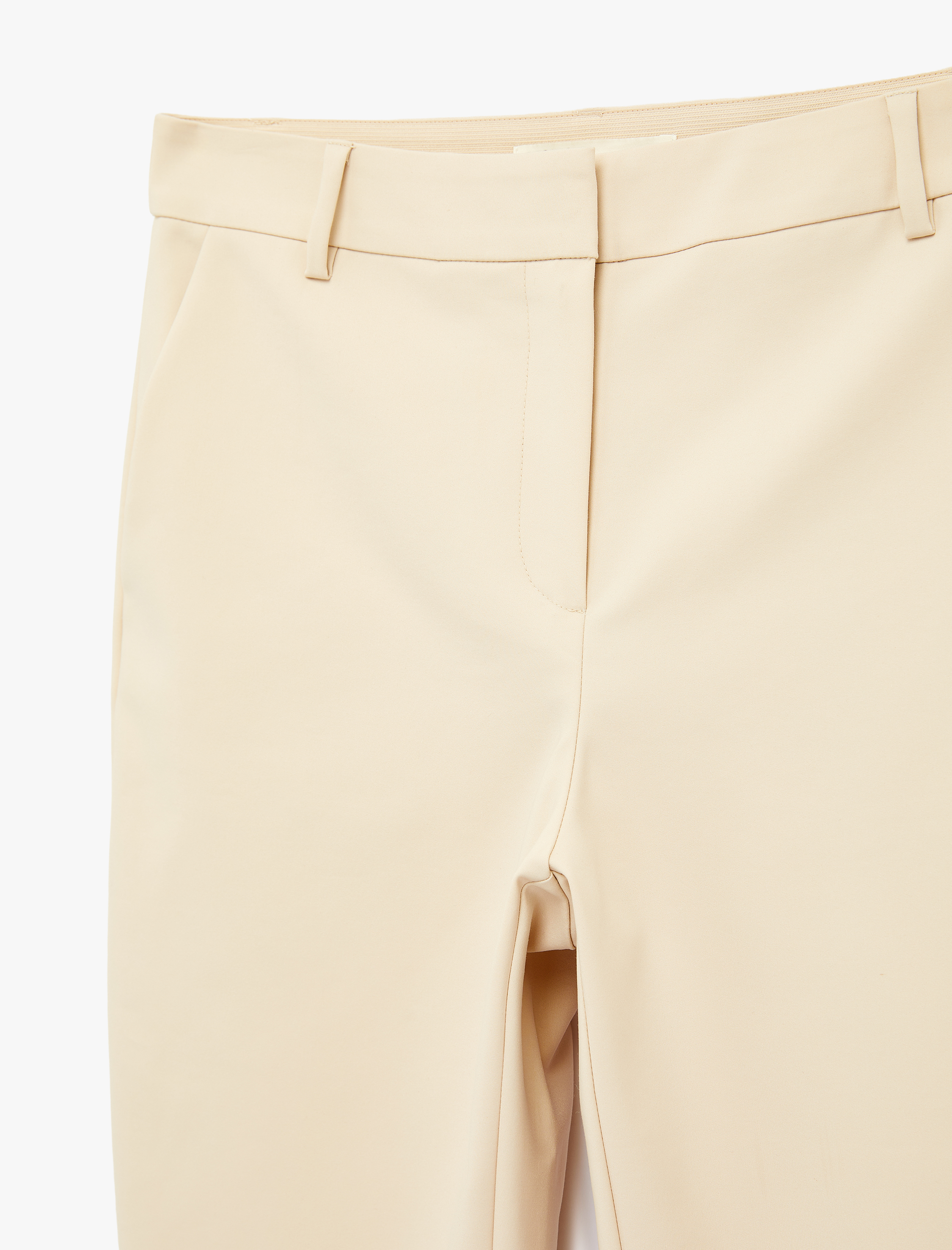   Regular Fit Cep Detaylı Normal Bel Düz Paça Kumaş Pantolon