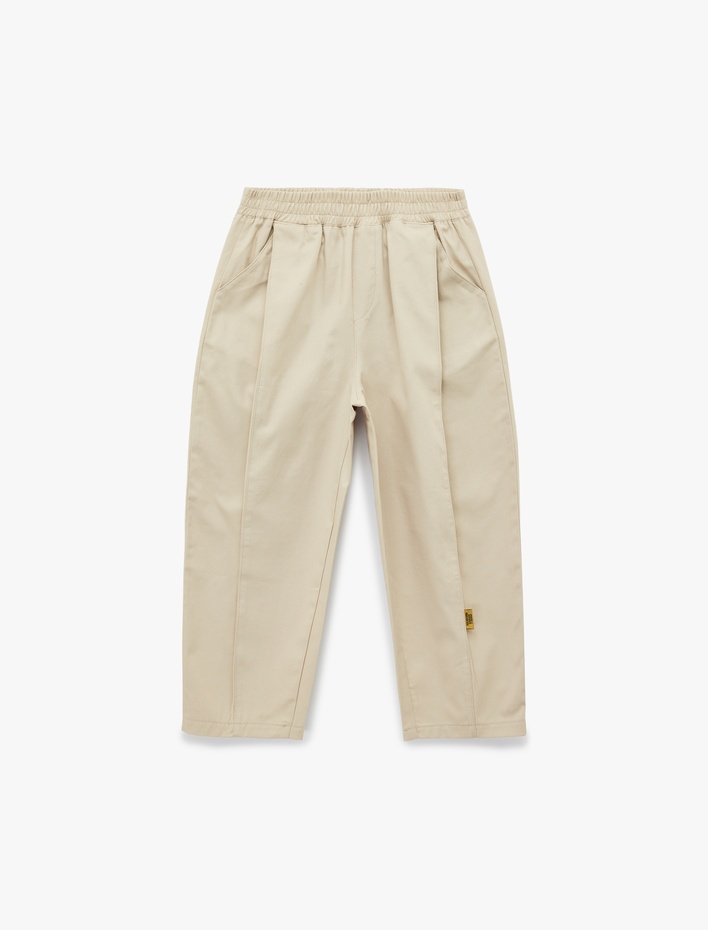 Erkek Bebek Beli Lastikli Oversize Balon Kesim Pantolon