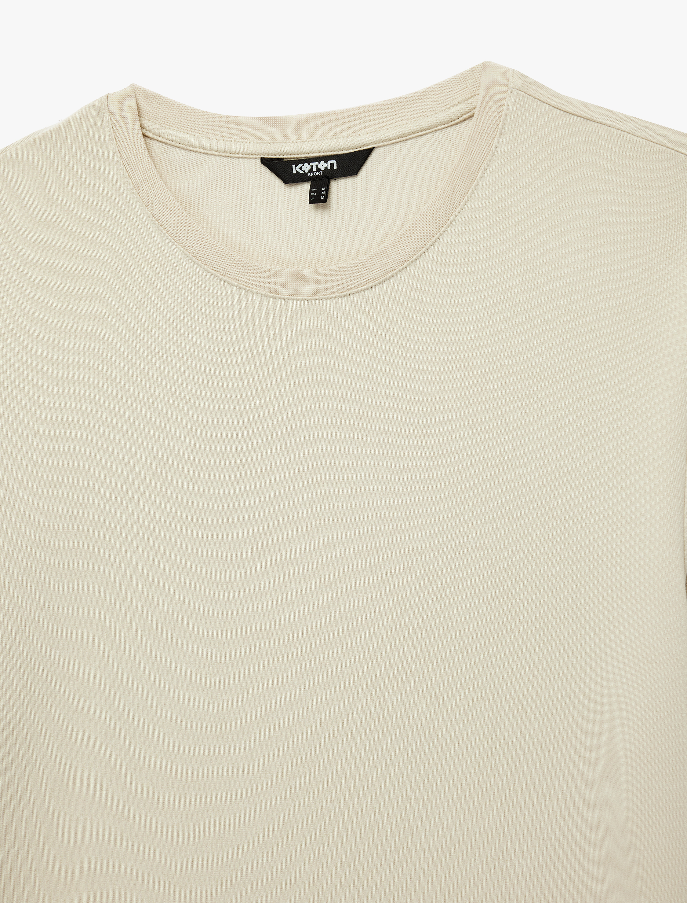   Regular Fit Kısa Kollu Bisiklet Yaka Basic Viskon Spor Tişört