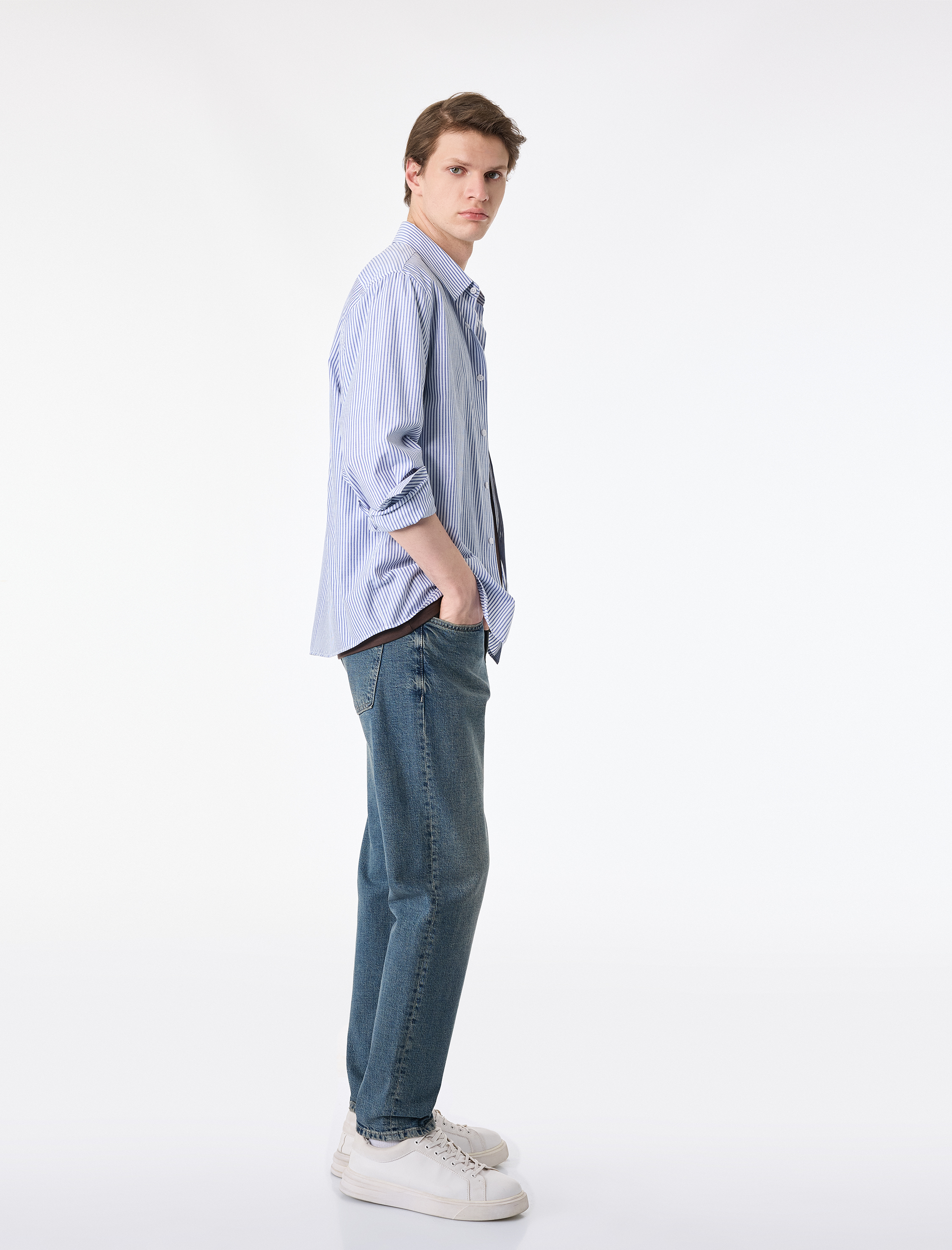   Pamuklu Regular Fit Cepli Tapered Jean Pantolon - Joe Jean