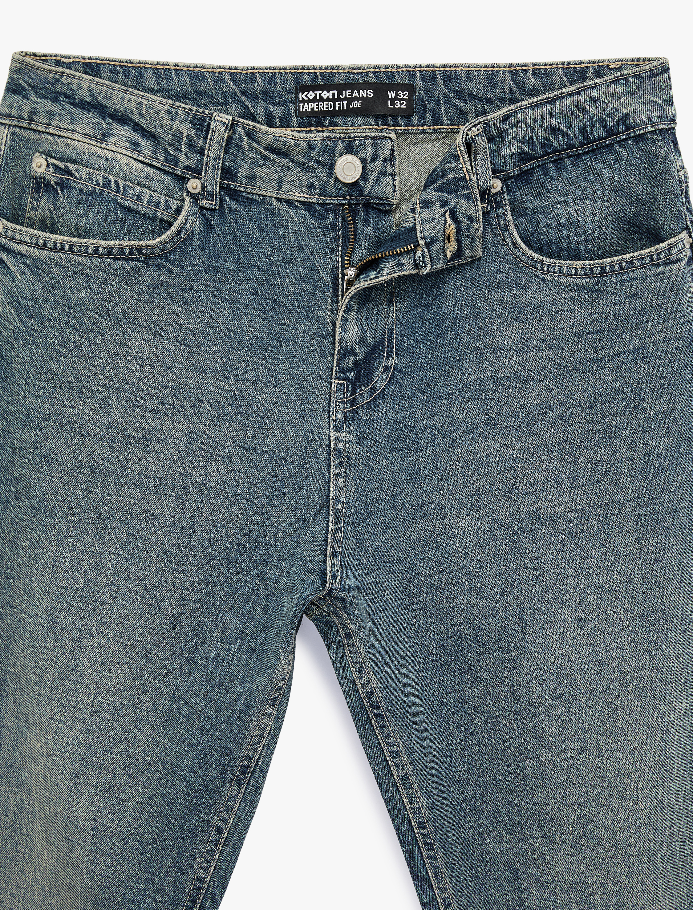   Pamuklu Regular Fit Cepli Tapered Jean Pantolon - Joe Jean