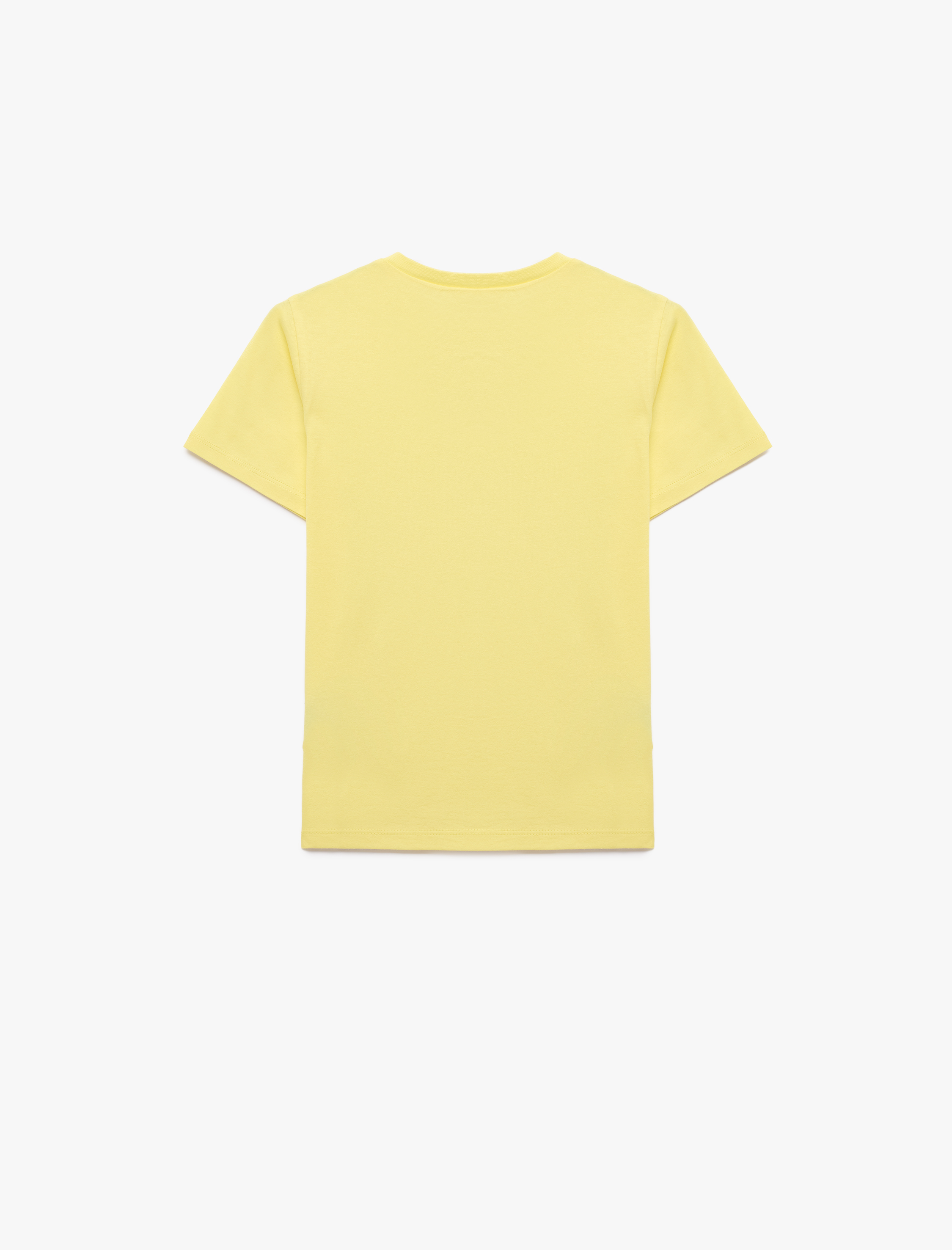  Erkek Çocuk Kısa Kollu Bisiklet Yaka Pamuklu Basic Tişört