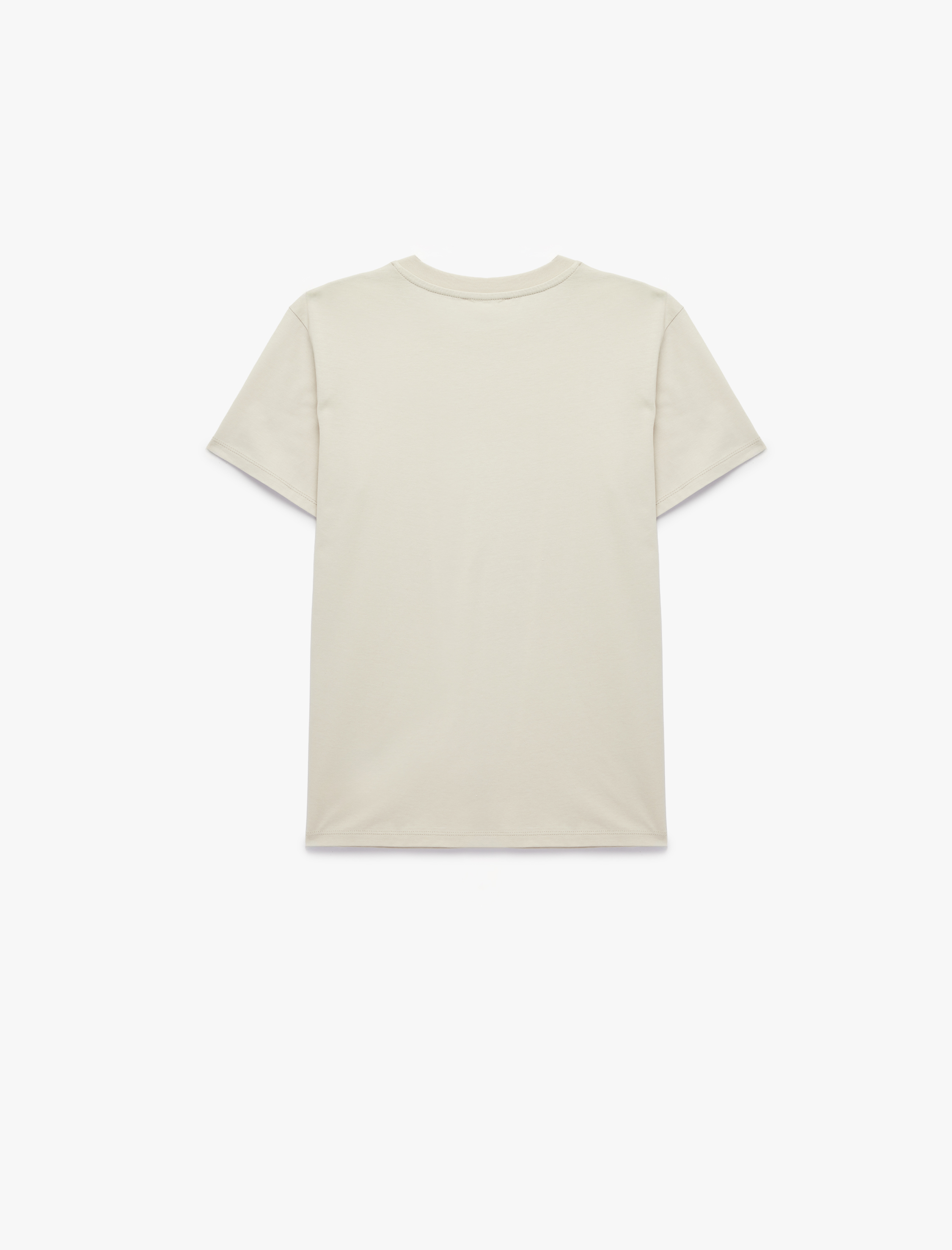  Erkek Çocuk Pamuklu Kısa Kollu Bisiklet Yaka Baskılı Tişört