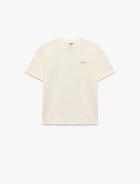 Pamuklu Uzun Kollu Bisiklet Yaka Tişört