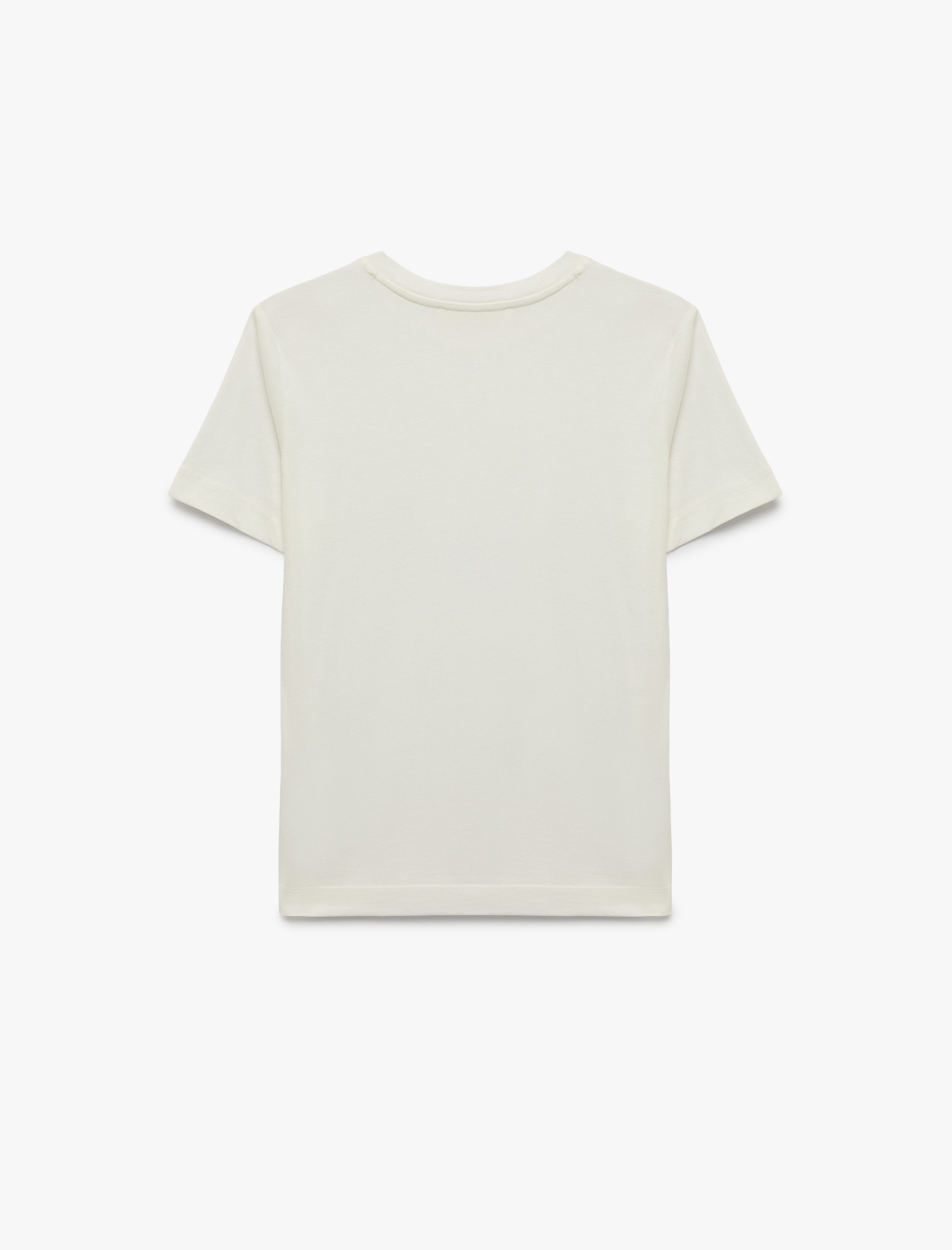   Slim Fit Kısa Kollu Bisiklet Yaka Modal Tişört