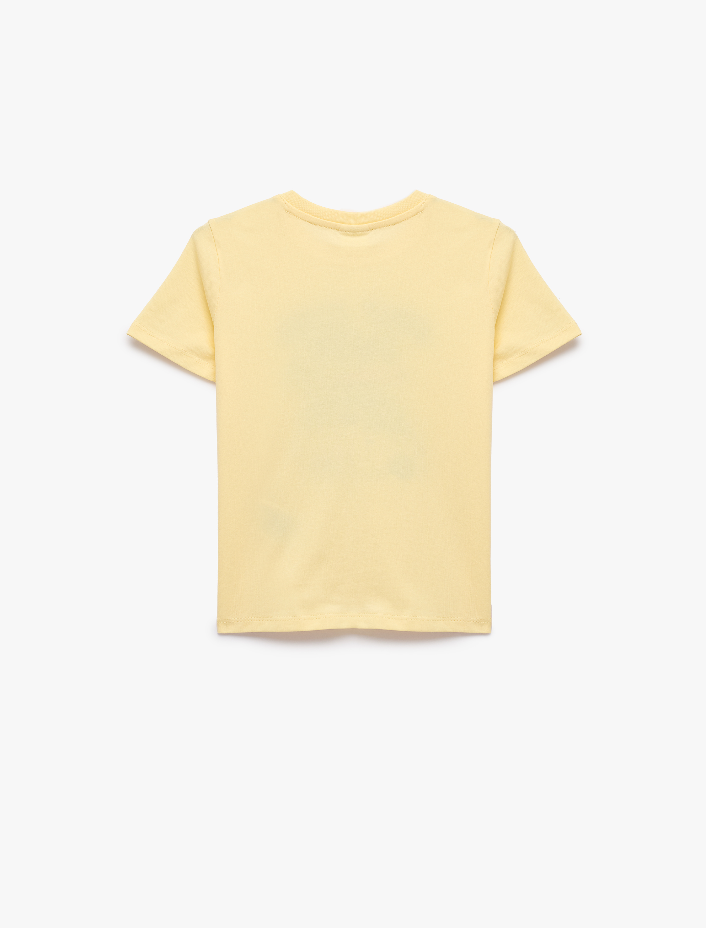  Erkek Bebek Pamuklu Kısa Kollu Bisiklet Yaka Baskılı Tişört