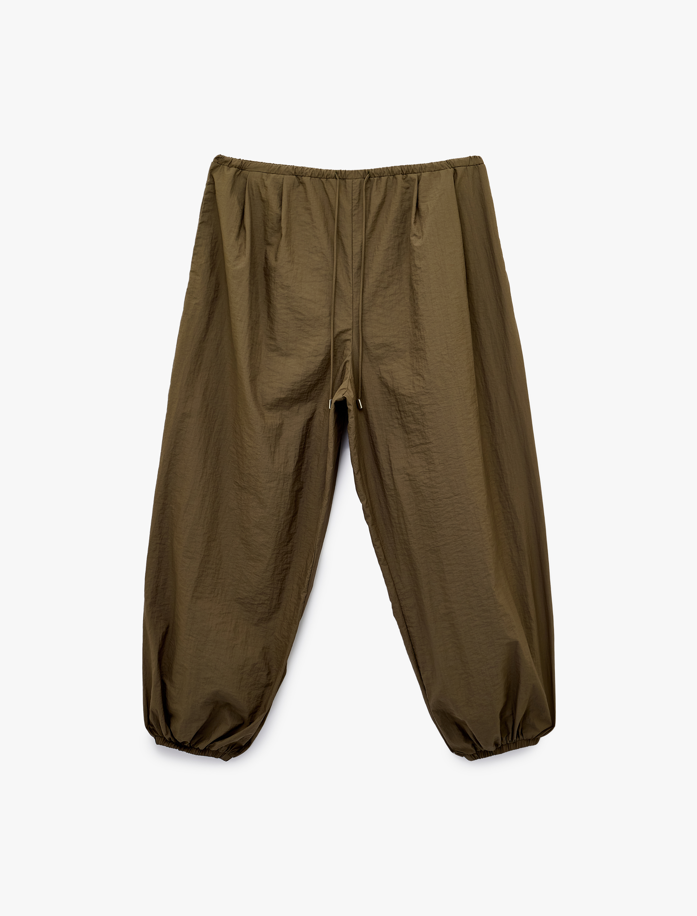   Lastikli Paça Paraşüt Kumaş Balon Pantolon