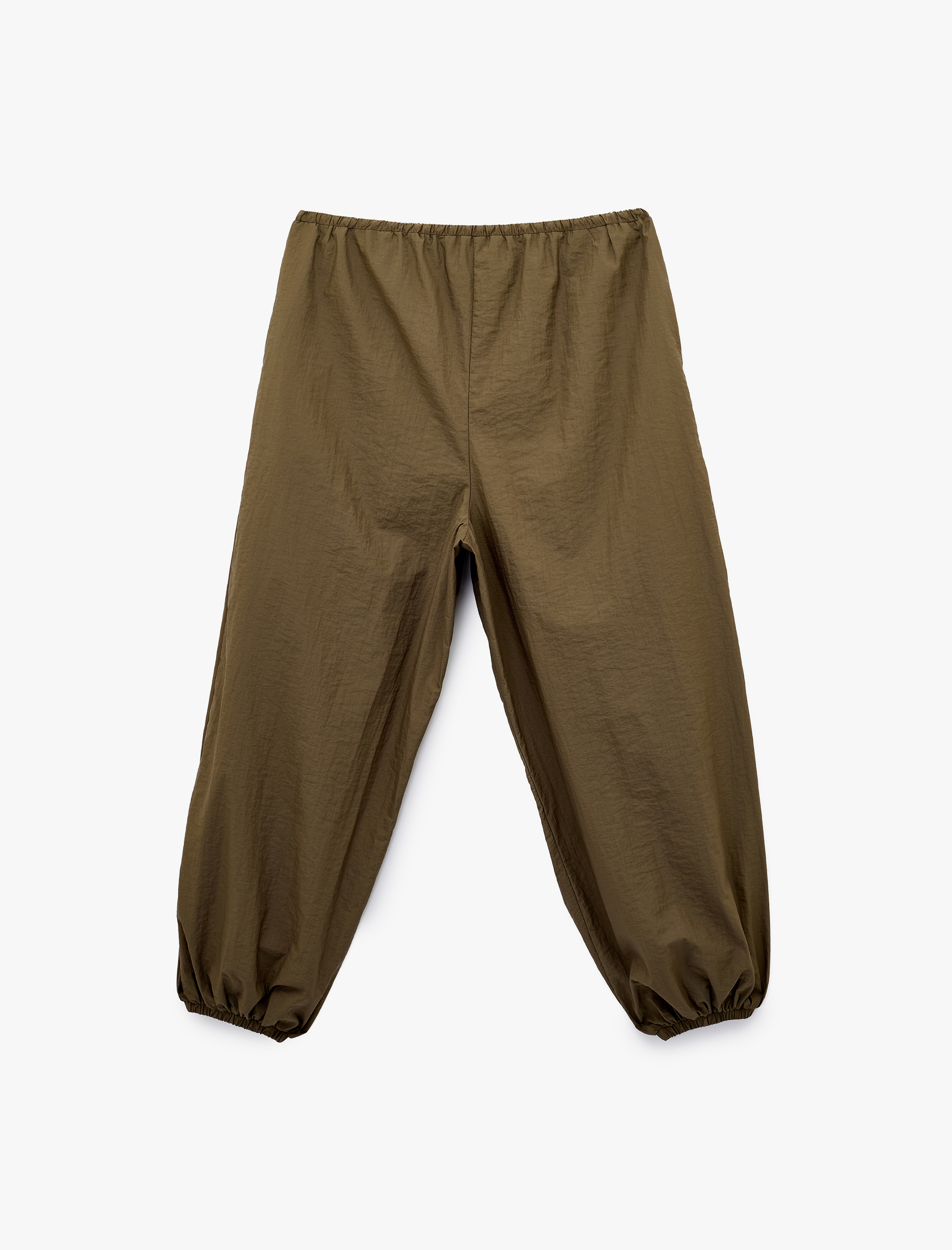   Lastikli Paça Paraşüt Kumaş Balon Pantolon