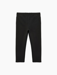 Rahat Kalıp Cepli Beli Lastikli Geniş Paça Spor Eşofman Altı