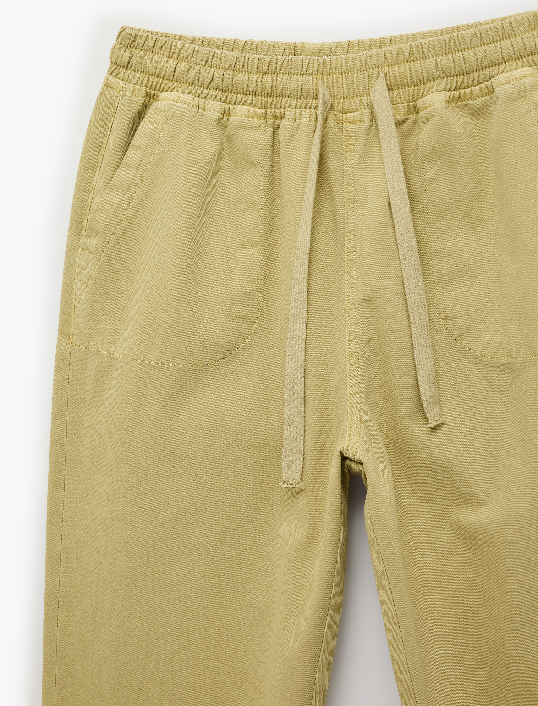   Pamuklu Rahat Kalıp Beli Bağcıklı Eşofman Görünümlü Balon Pantolon