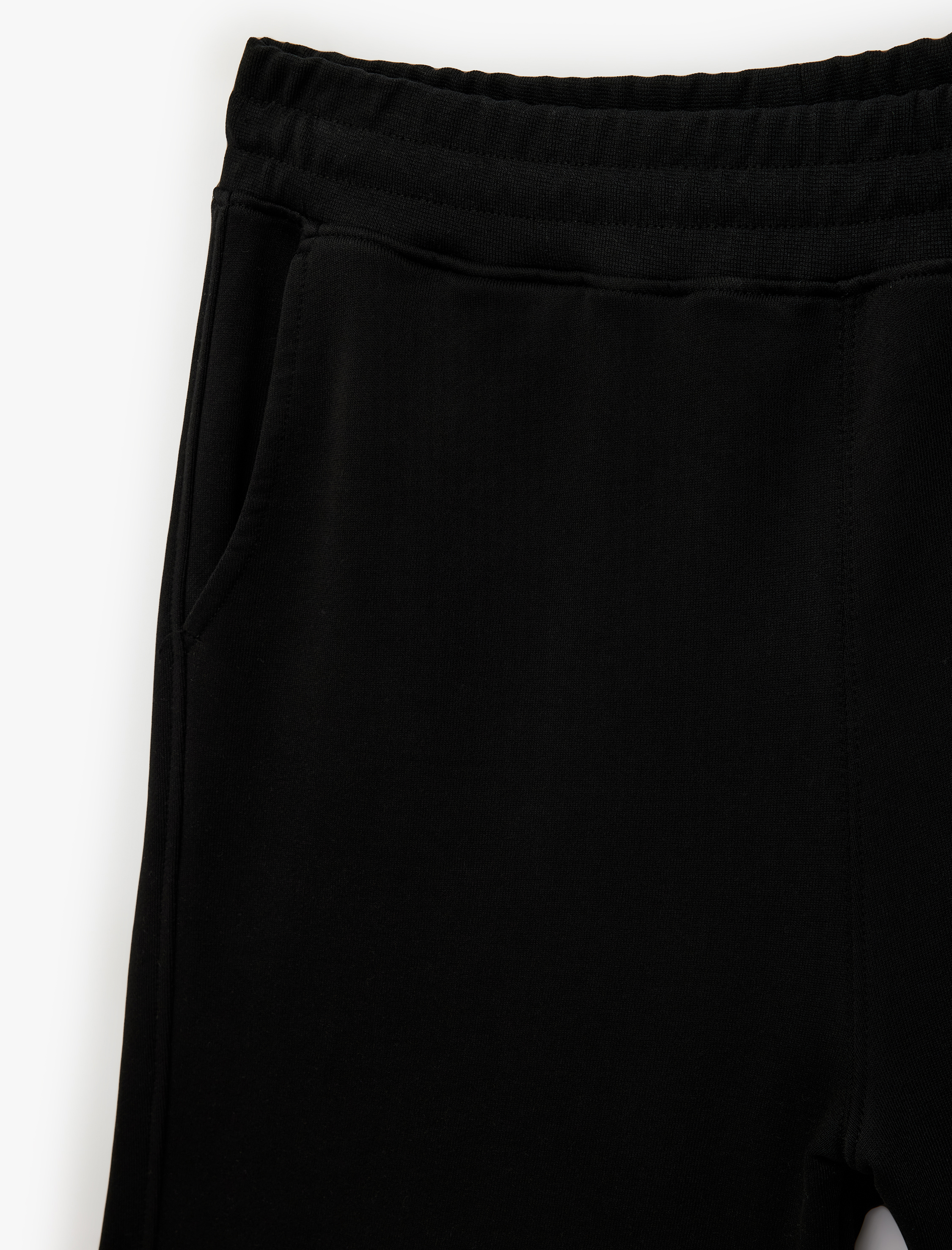   Pamuklu Cepli Beli Lastikli Spor Şort